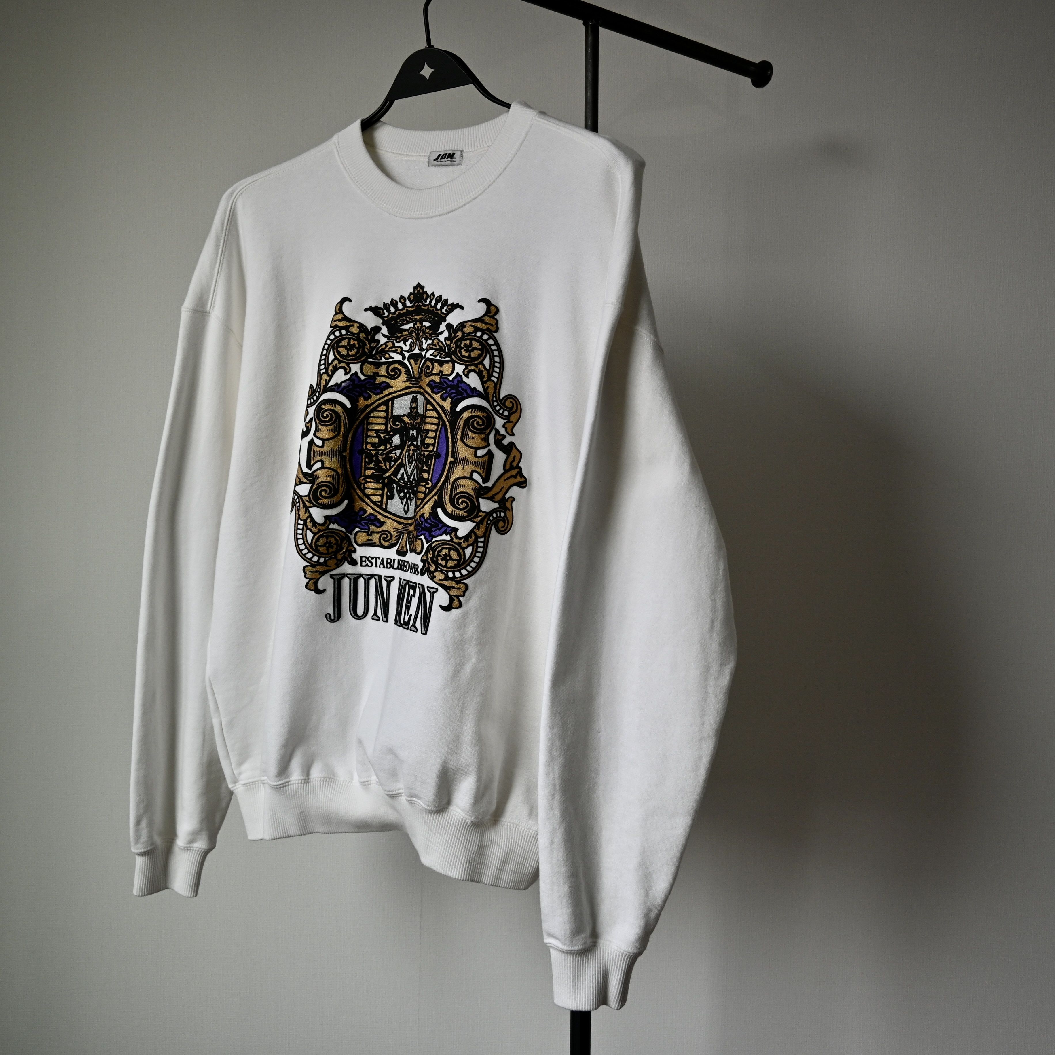 JUN MEN VTG 1990s JUN MEN crest puff print sweatshirt made in Japan Size US M / EU 48-50 / 2 - 10 Thumbnail