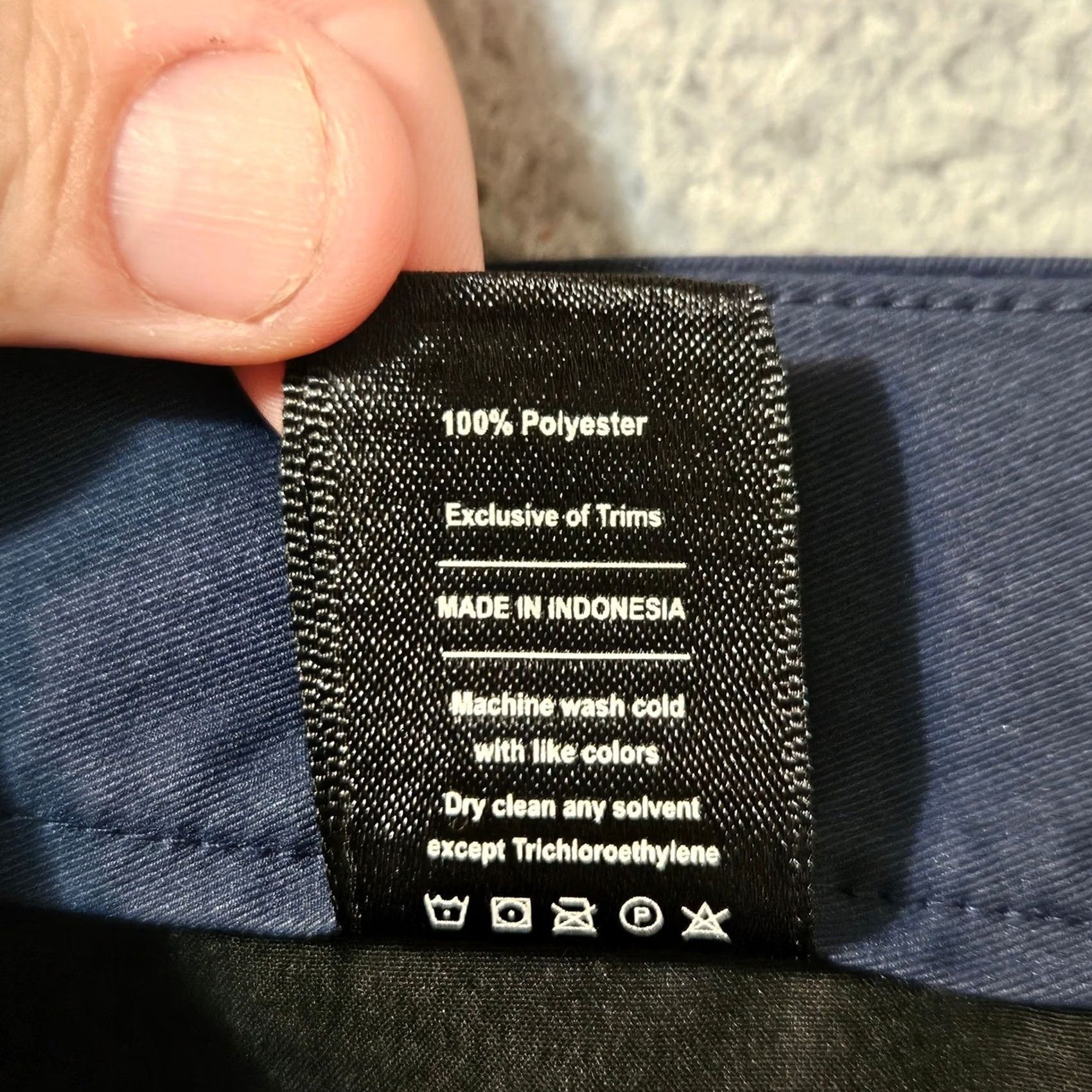 Vintage Public Rec Dealmaker Chino Pants Mens 38 x 31 Navy Blue 5-Pocket Size US 38 / EU 54 - 6 Thumbnail