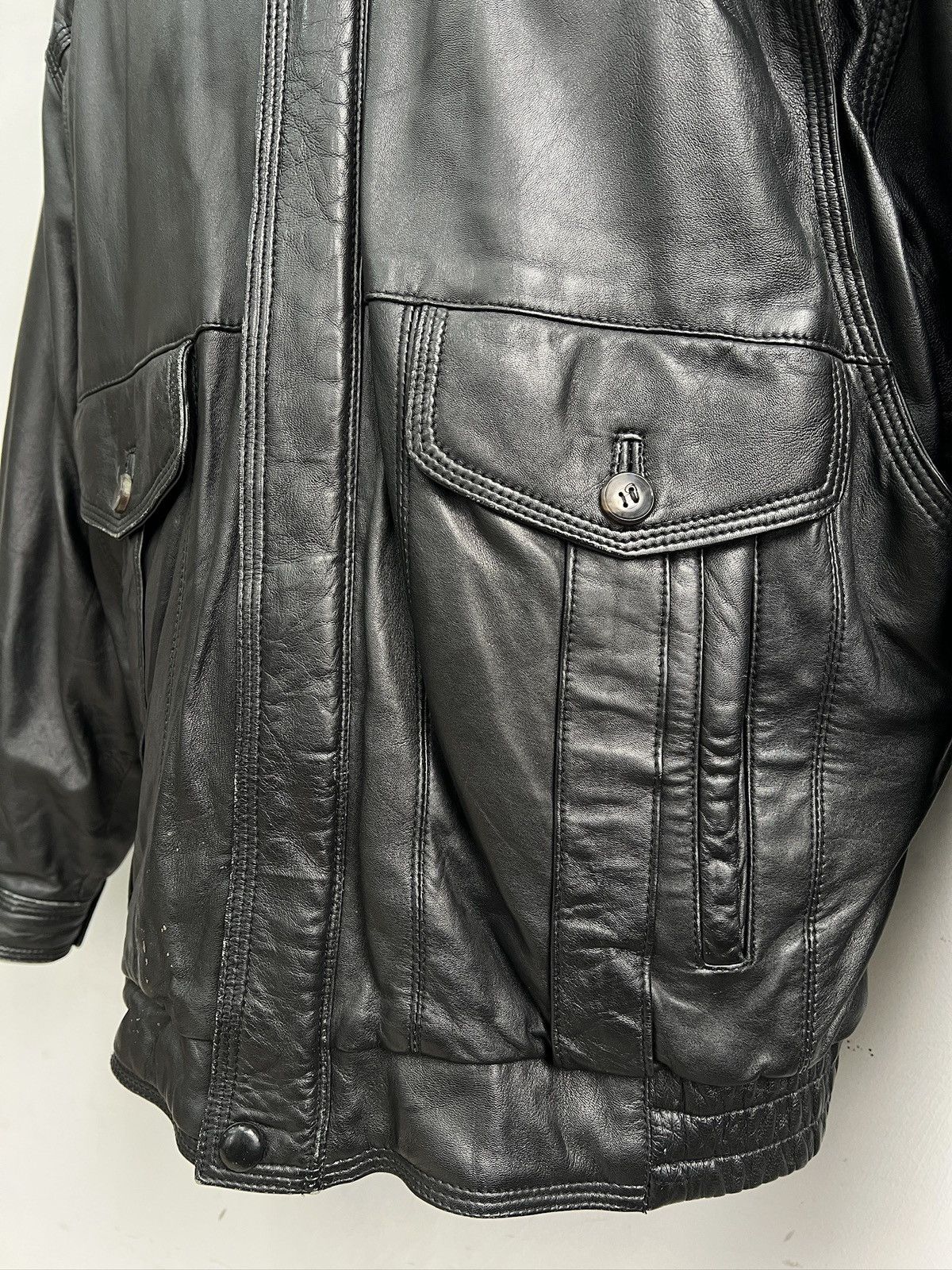 14th Addiction Rarr avant garde y2k leather bomber jacket hype y2k Size US S / EU 44-46 / 1 - 3 Thumbnail