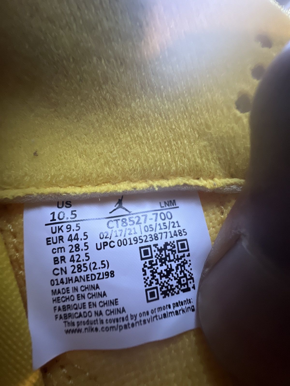 Jordan Brand Jordan 4 Lightning (2021) Size US 10.5 / EU 43-44 - 6 Thumbnail