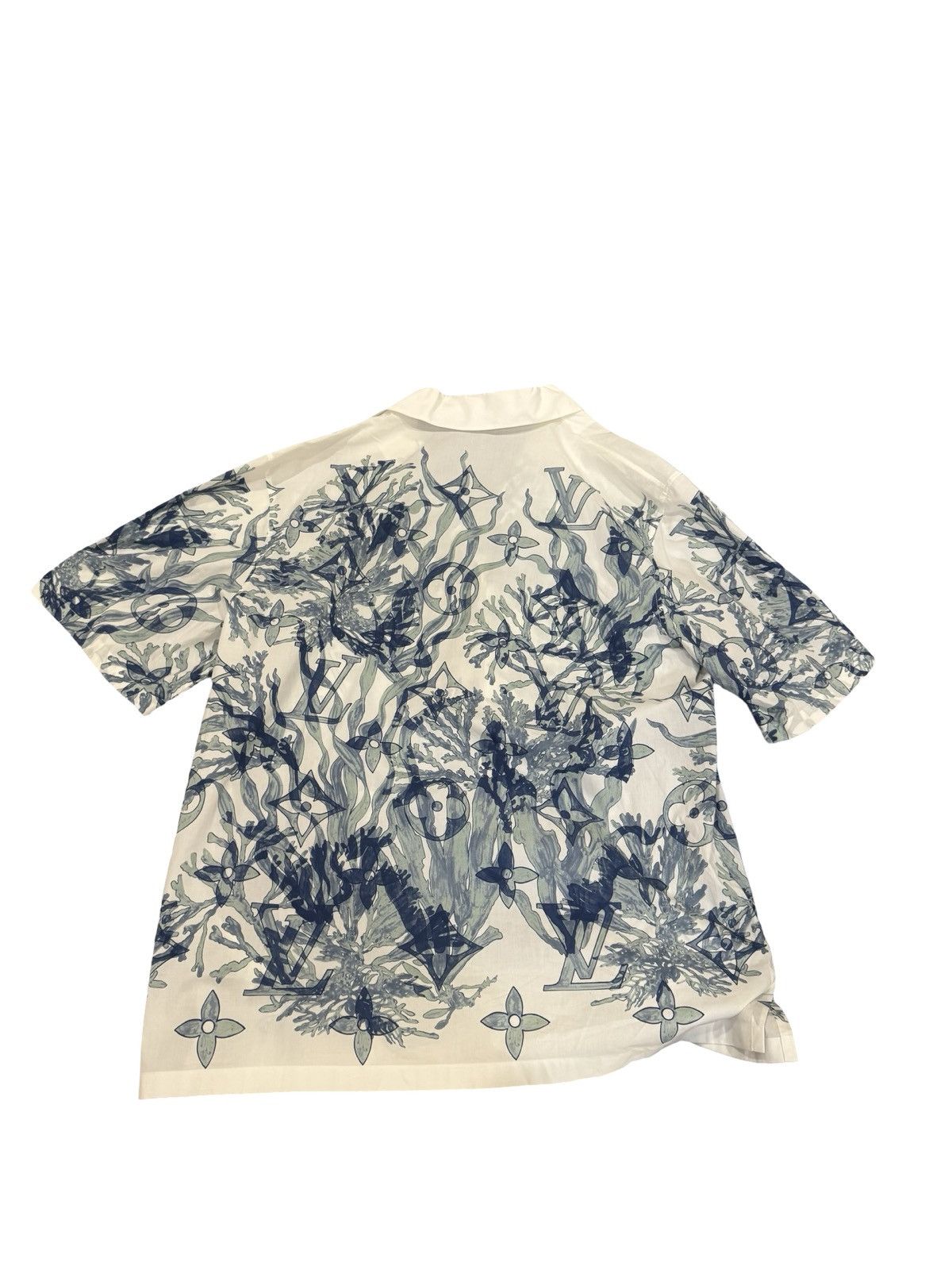 Louis Vuitton Aqua garden monogram button up shirt Size US M / EU 48-50 / 2 - 2 Thumbnail