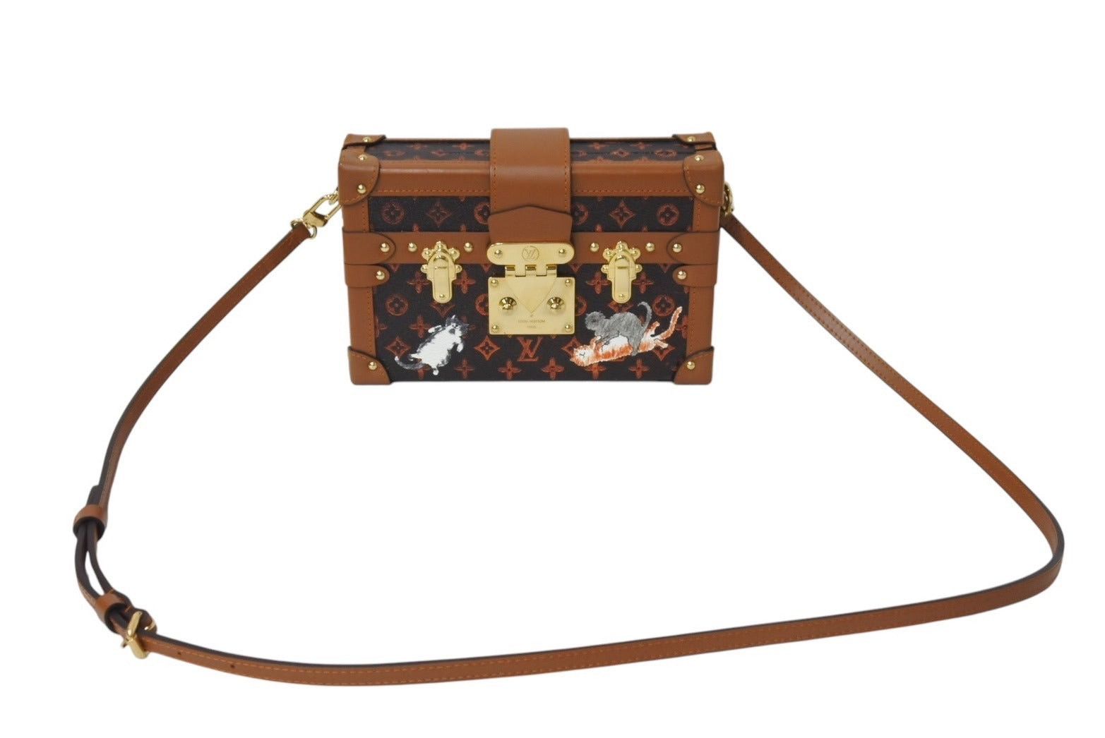 Louis Vuitton Mini Trunk Shoulder Bag in Brown, Men's