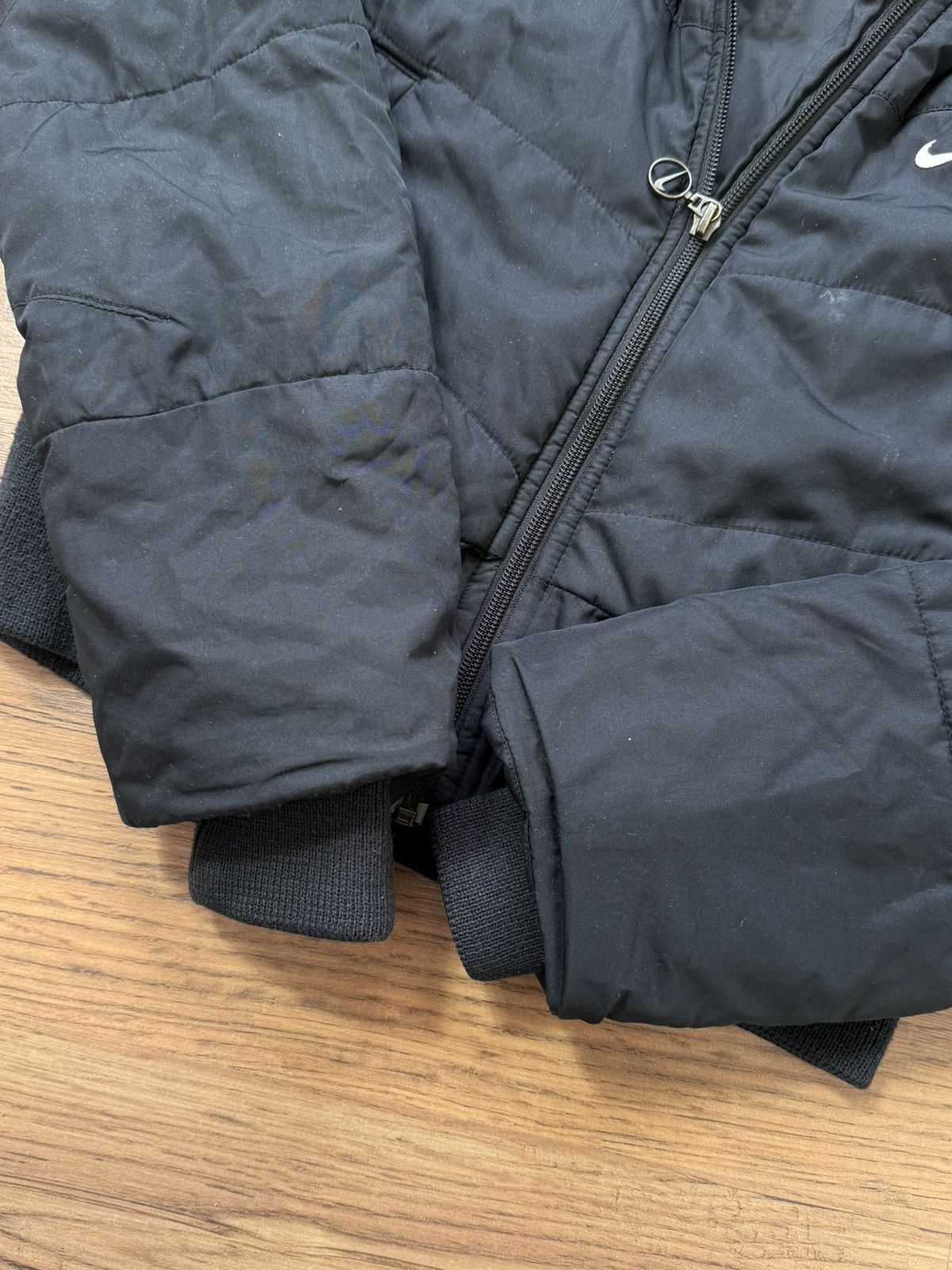 Nike VINTAGE NIKE 2000s DOWN PUFFER CROPPED JACKET Size XS / US 0-2 / IT 36-38 - 6 Thumbnail