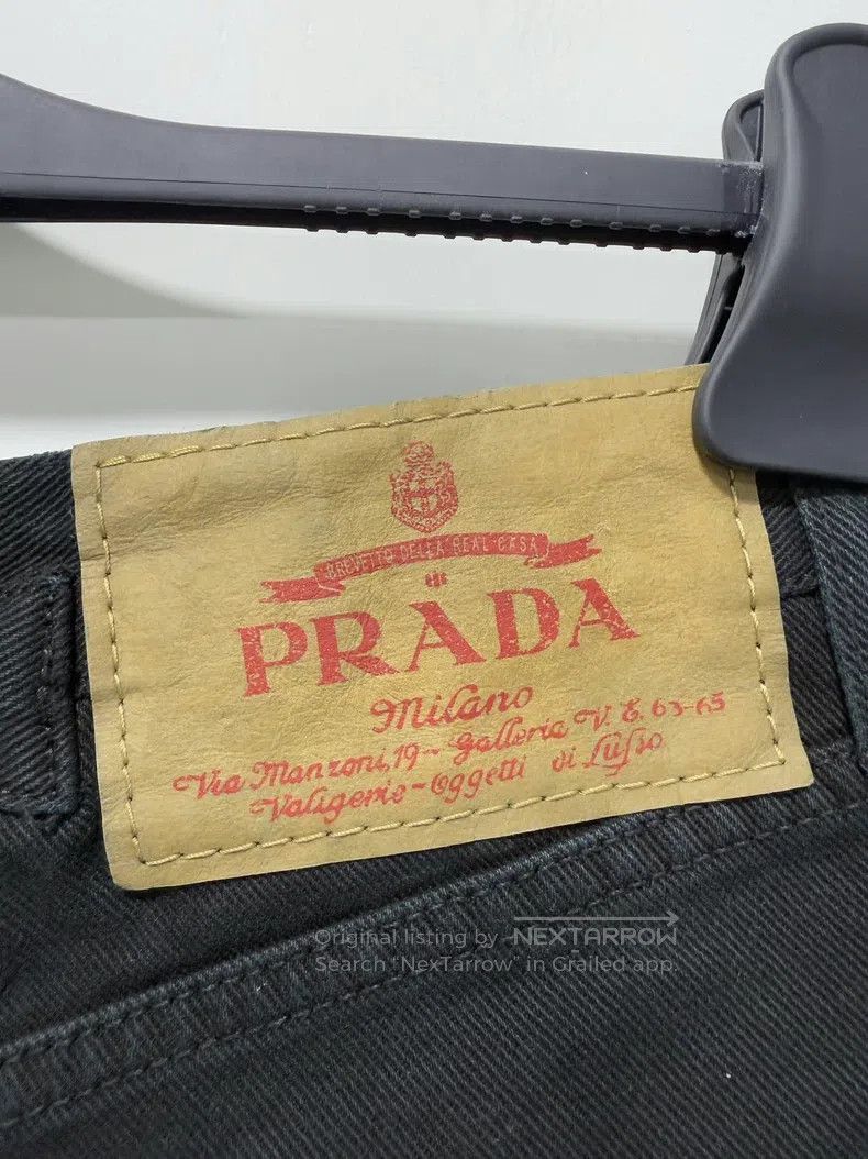 Prada Prada Black triangle jeans Size 25" / US 0 / IT 36 - 6 Thumbnail