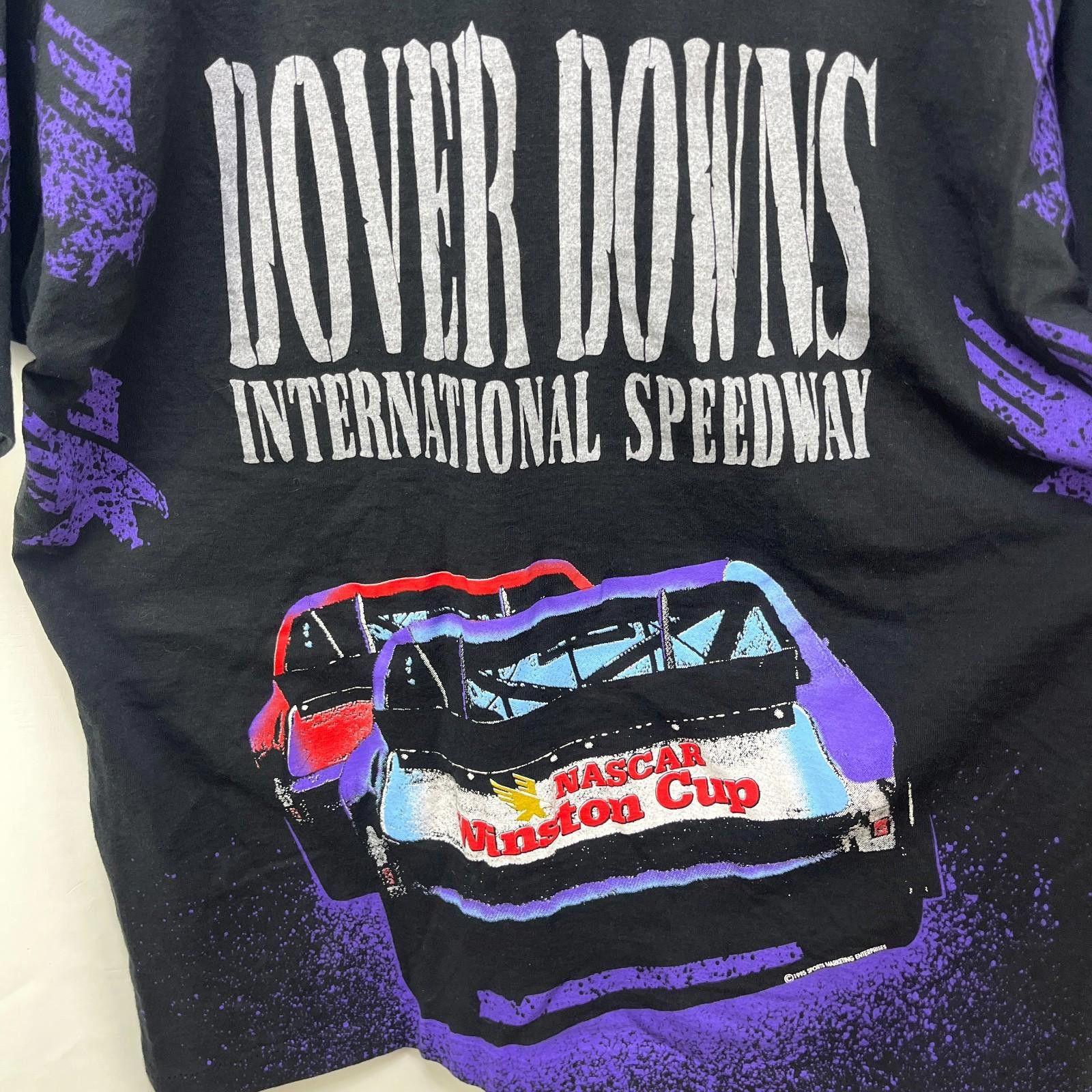 Vintage Vintage 90s NASCAR All Over Print Winston Cup T Shirt XL Size US XL / EU 56 / 4 - 4 Thumbnail