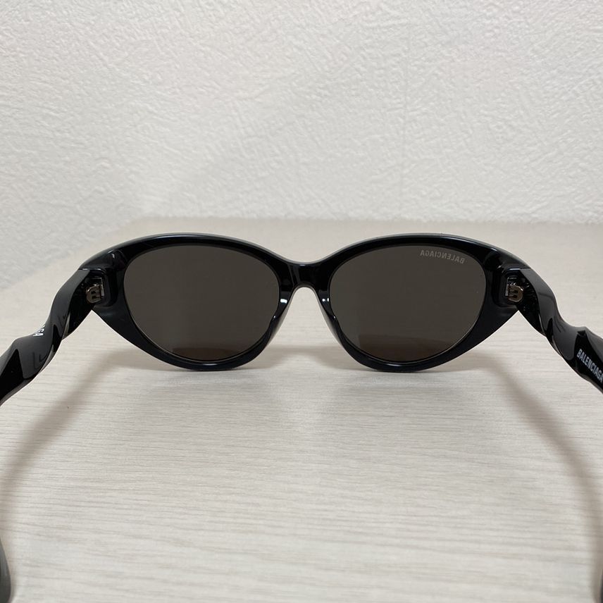 Balenciaga BALENCIAGA BB0209SA 001 Black Grey 55 mm Sunglasses Size ONE SIZE - 3 Thumbnail