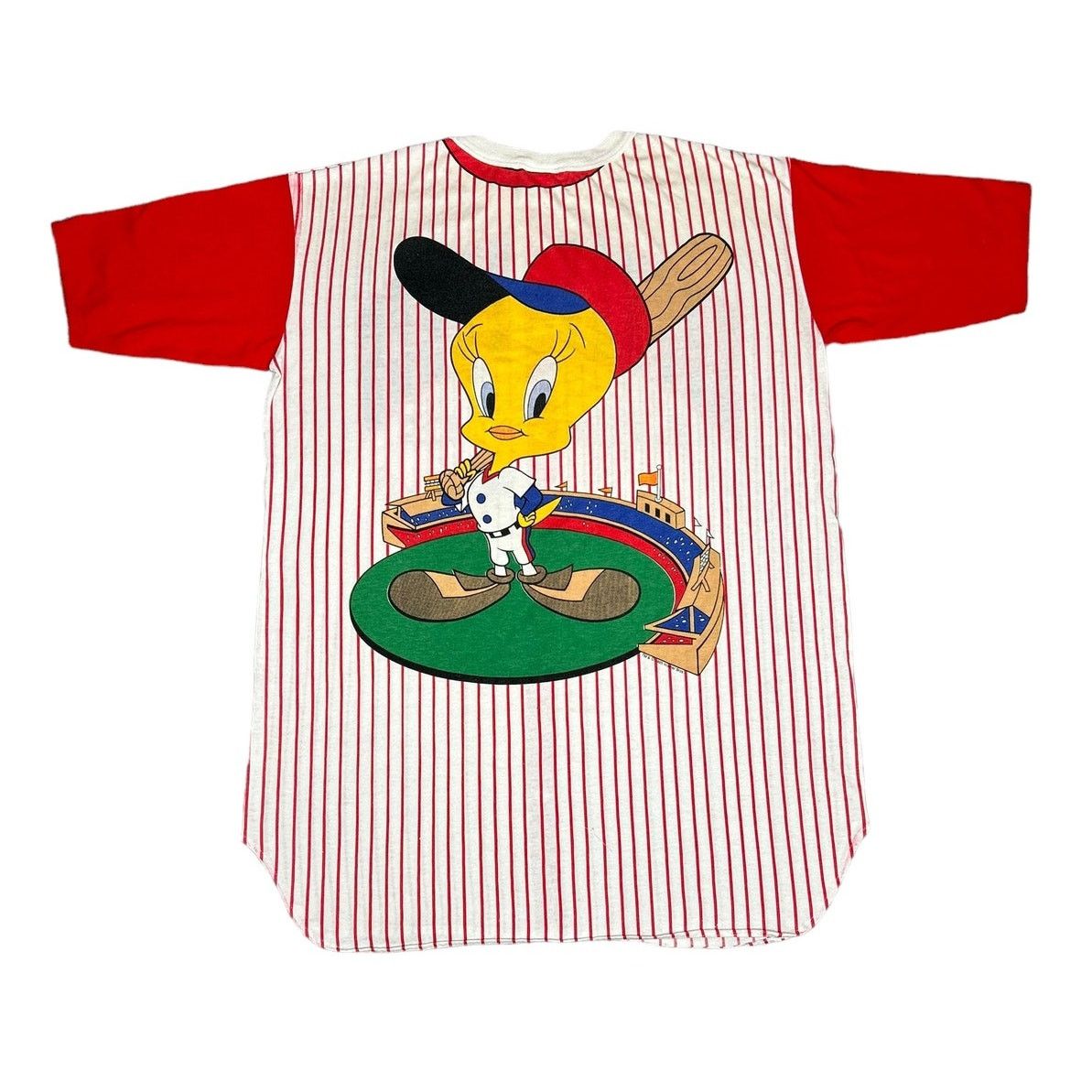 Cartoon Network × Vintage Vintage 90s Looney Tunes League Tweety Bird T-Shirt Size US XL / EU 56 / 4 - 2 Thumbnail