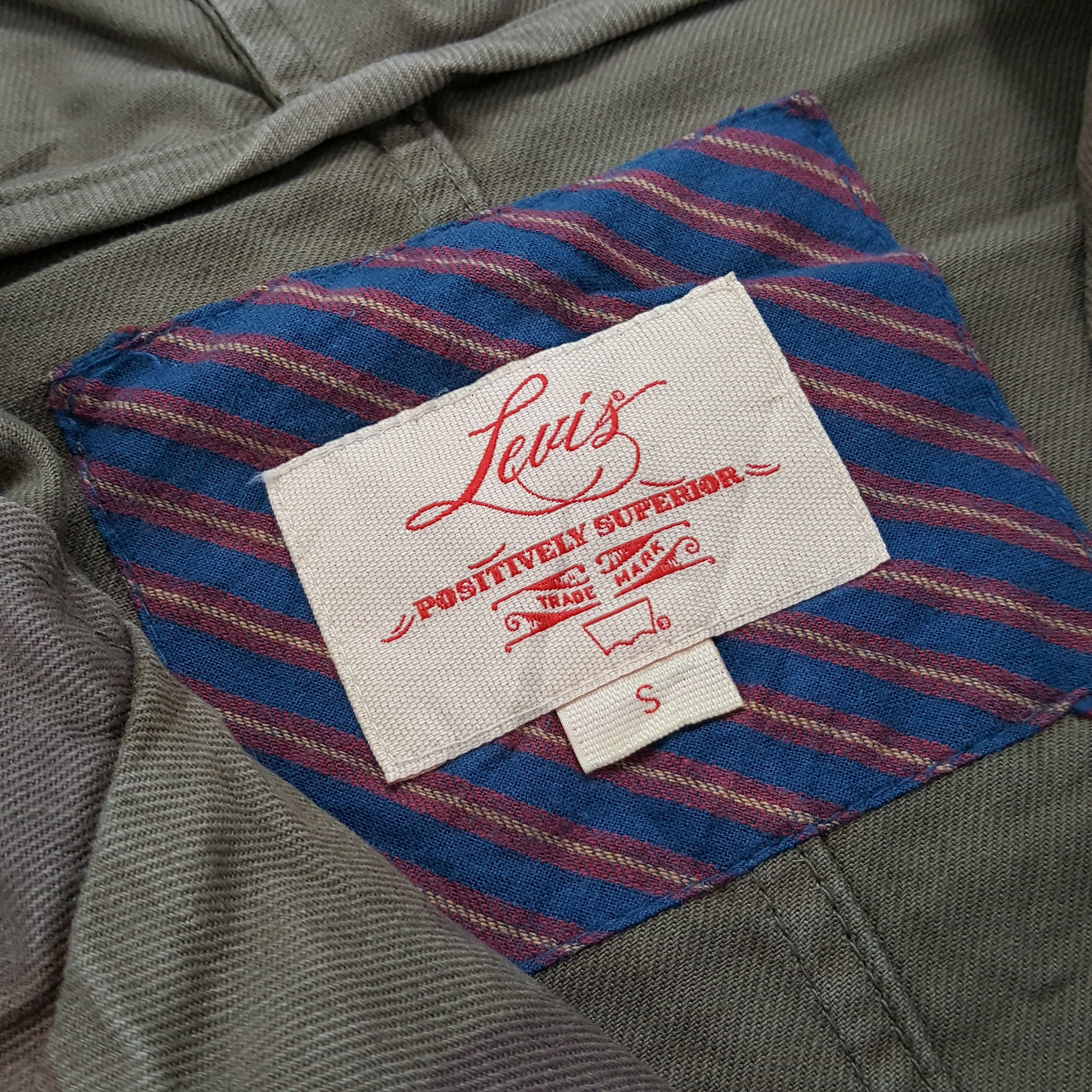 Levi's × Levi's Vintage Clothing × Vintage Vintage Levi's Winter Fleece Sleeve Camo Jacket Size US XS / EU 42 / 0 - 5 Thumbnail
