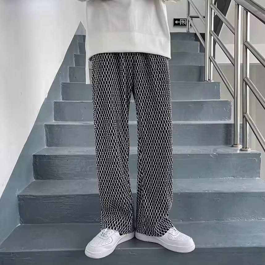 Japanese Brand × Vintage Loose plaid casual pants Size US 36 / EU 52 - 2 Thumbnail