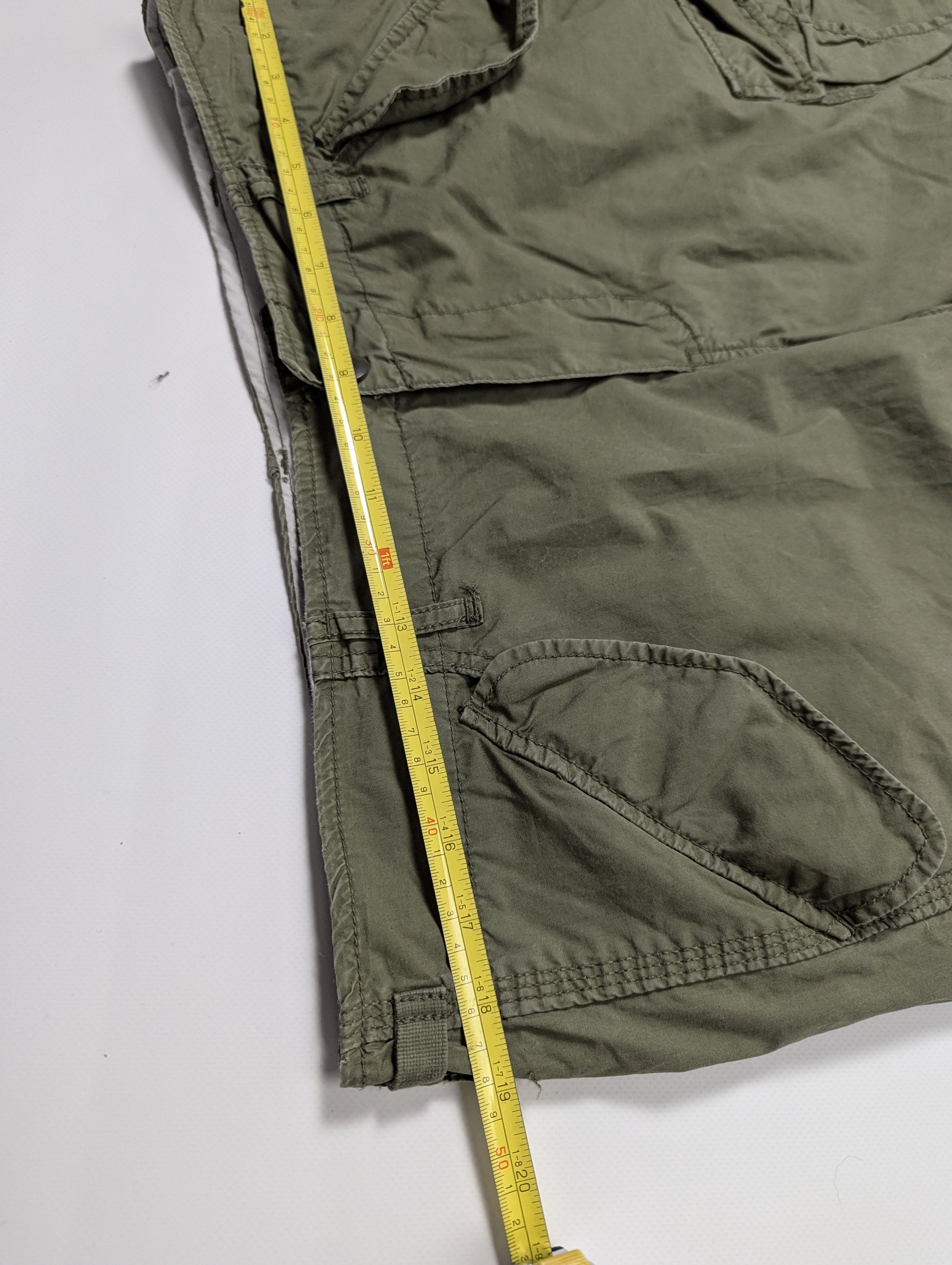 Denim & Supply Ralph Lauren Ralph Laurent Military Multipocket Khaki Green Cargo Pants Size US 34 / EU 50 - 16 Thumbnail