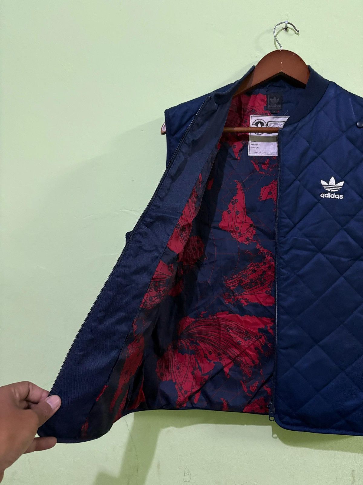 Adidas Adidas Quilted Vest Mile High Club Size US M / EU 48-50 / 2 - 3 Thumbnail