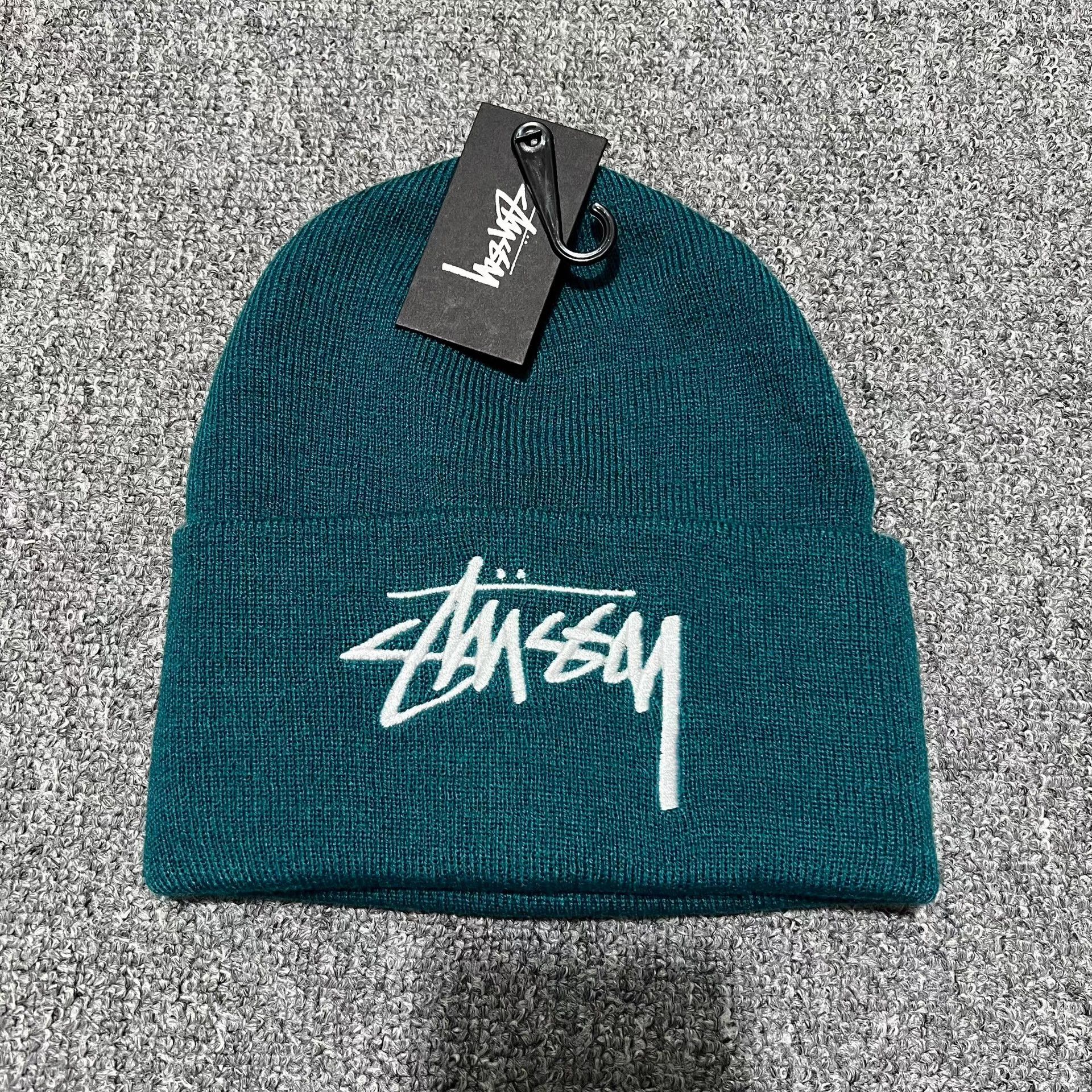 Stussy Stussy classic large logo embroidered knit beanie Q7 Size ONE SIZE - 4 Thumbnail