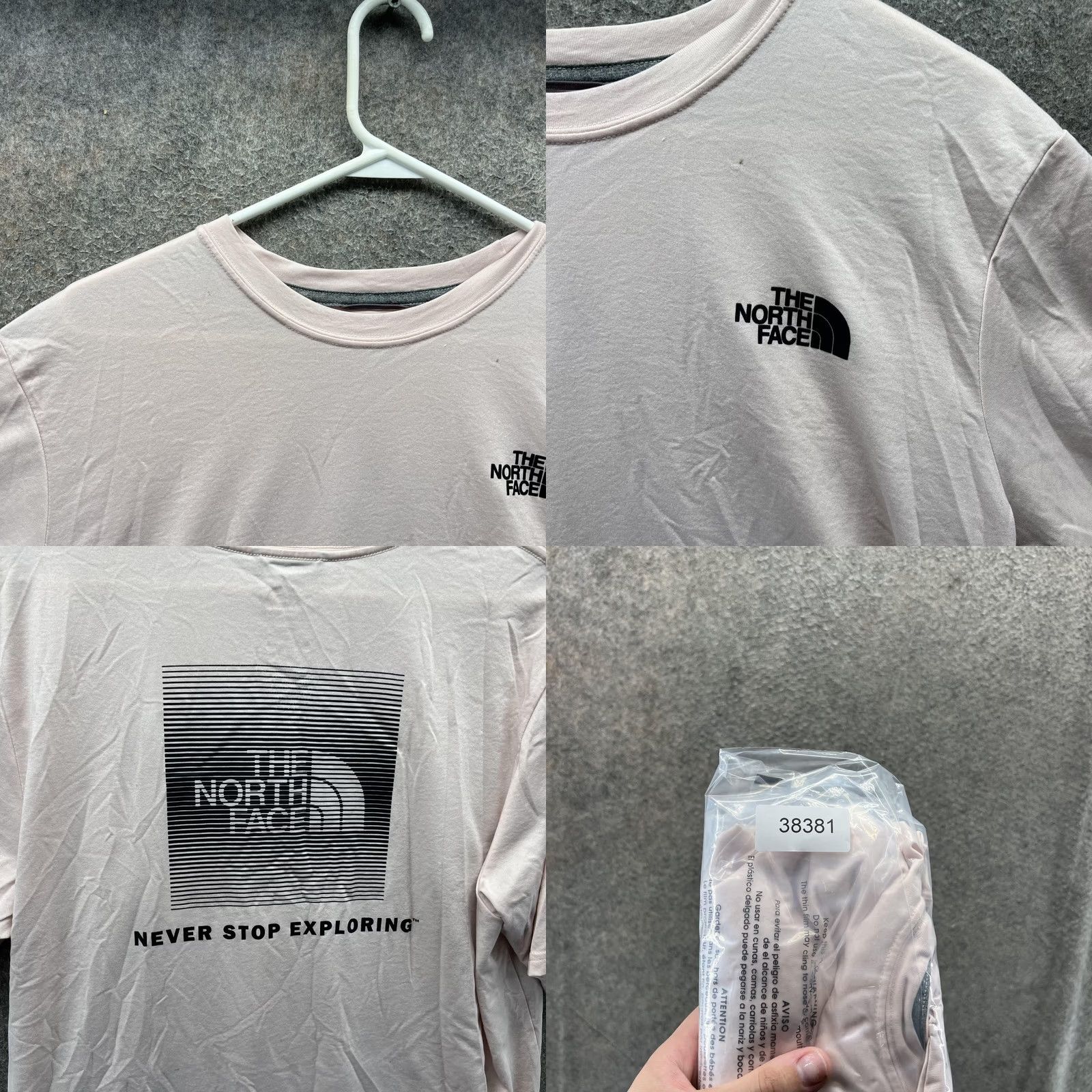 The North Face VINTAGE The North Face Shirt Mens Large Pink Active Fit Never Stop Exploring Tee Logo Shirt Mens Large Pink Active Fit Never Stop Exploring Logo Tee Size US L / EU 52-54 / 3 - 8 Thumbnail