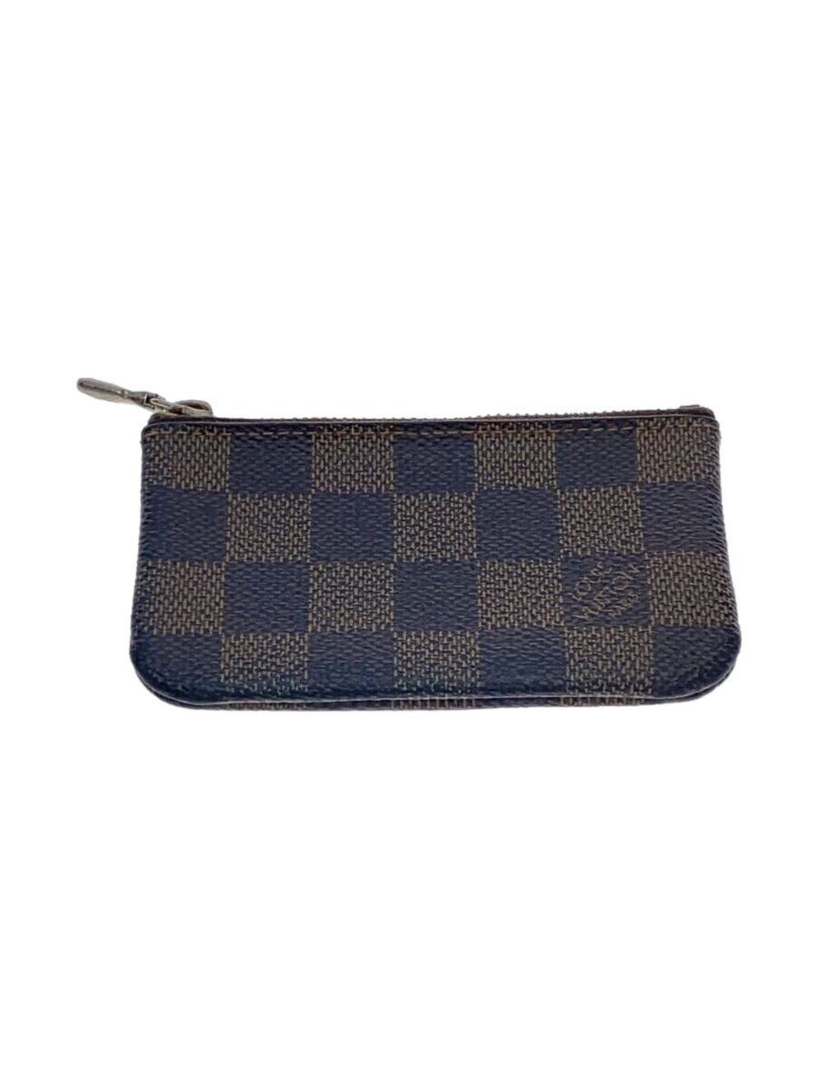 Louis Vuitton Louis Vuitton Damier Ebene Pochette Cle Coin Case Brown Size ONE SIZE - 1 Thumbnail