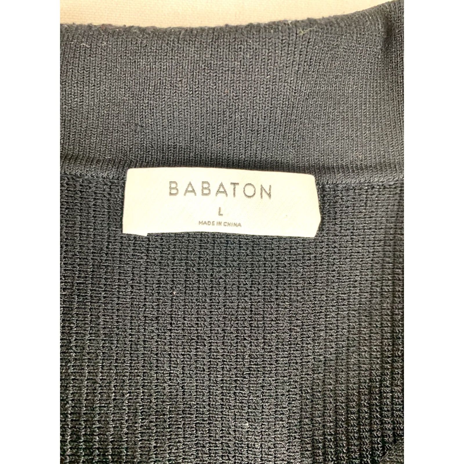 Vintage VINTAGE BABATON SHEATH DRESS WOMENS LARGE BLACK SLEEVELESS V-NECK COLLAR Size L / US 10 / IT 46 - 2 Thumbnail