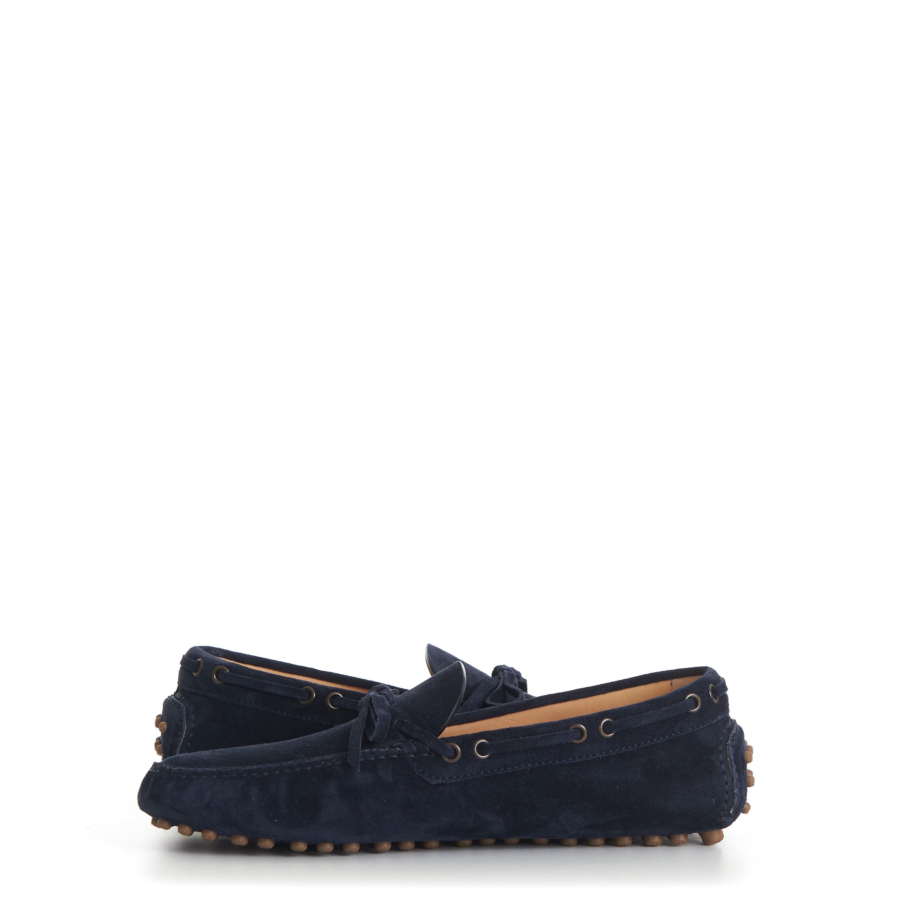 Brunello Cucinelli Dark Blue Driver Shoes Moccasin - Suede Calfskin Size US 7 / EU 40 - 9 Thumbnail