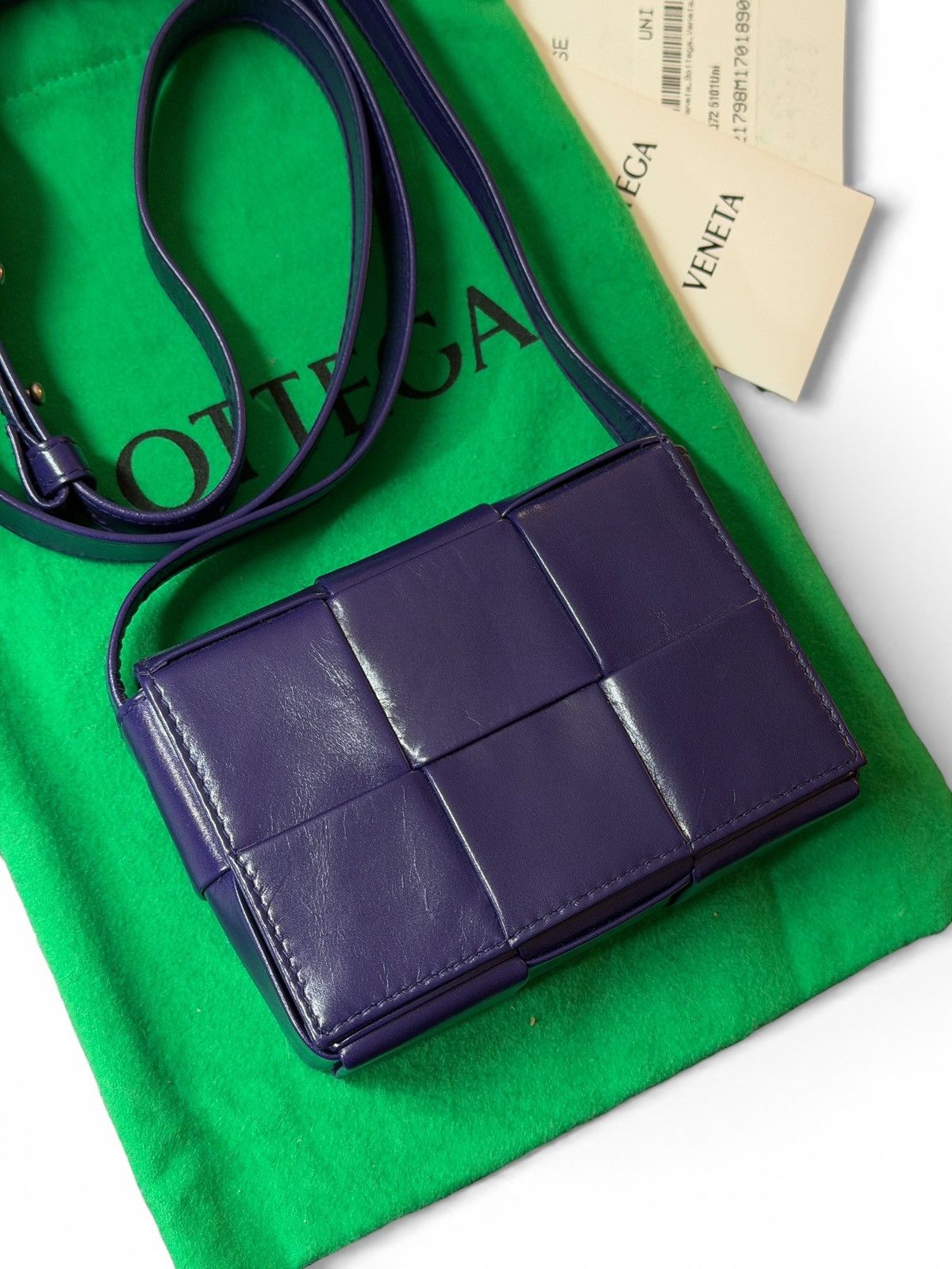 BOTTEGA VENETA MINI INTRECCIO CASSETTE BAG