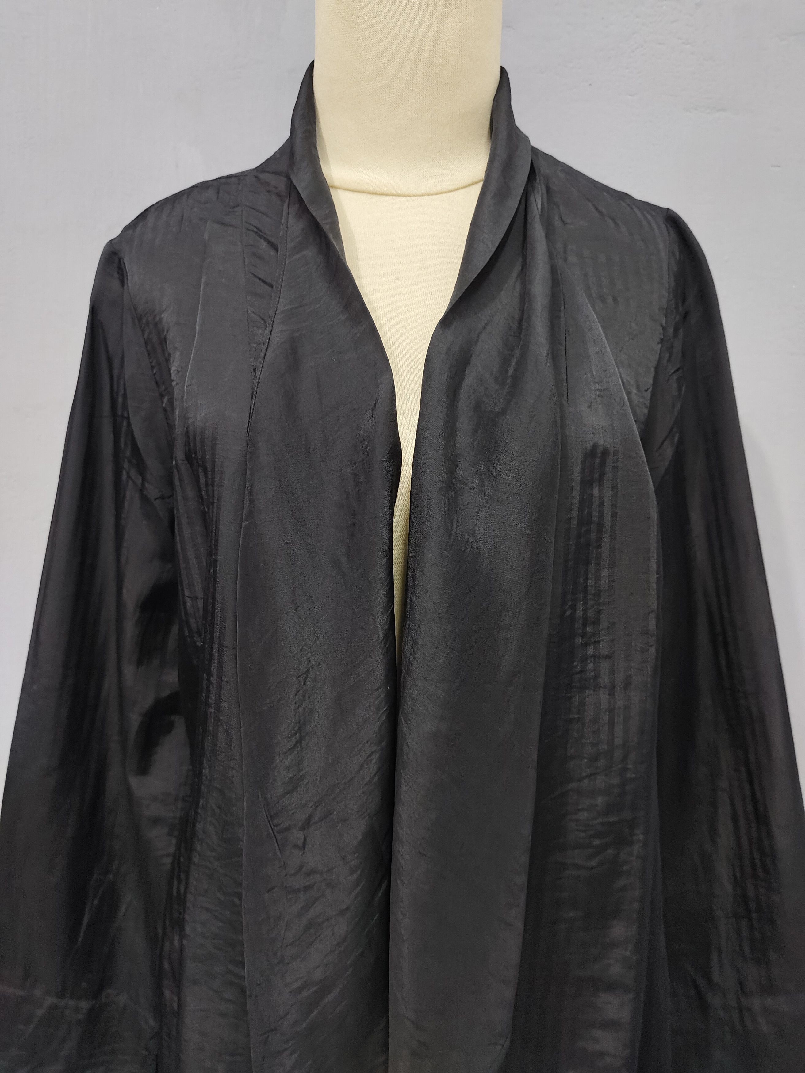 Japanese Brand 2000s Proud Of🇯🇵Gothic Minimal Darkwear Layering Rayon Top Size M / US 6-8 / IT 42-44 - 2 Thumbnail