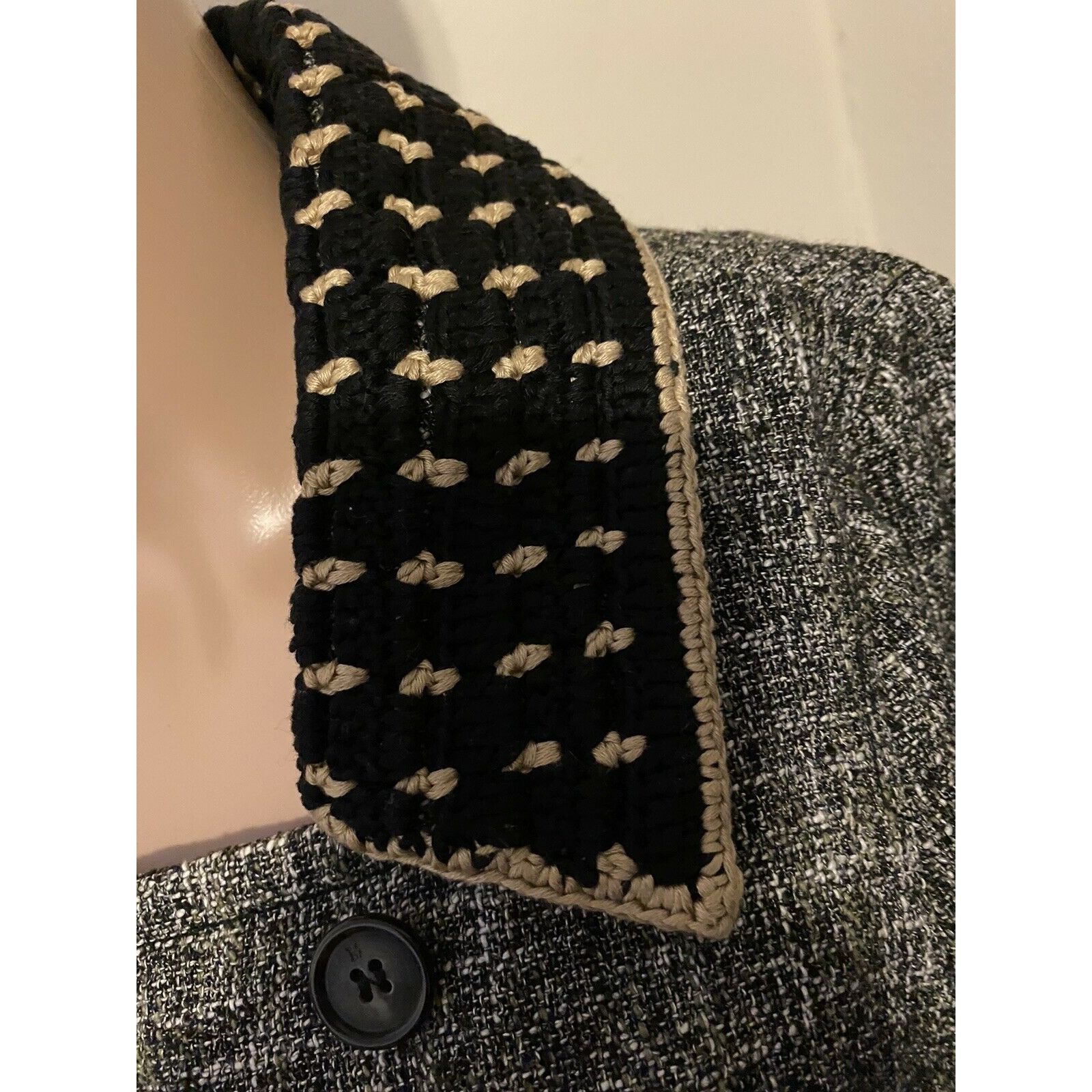 Missoni $1195 New M Missoni 42 6 Tweed Car Coat Crochet Trim Jacket Size M / US 6-8 / IT 42-44 - 3 Thumbnail