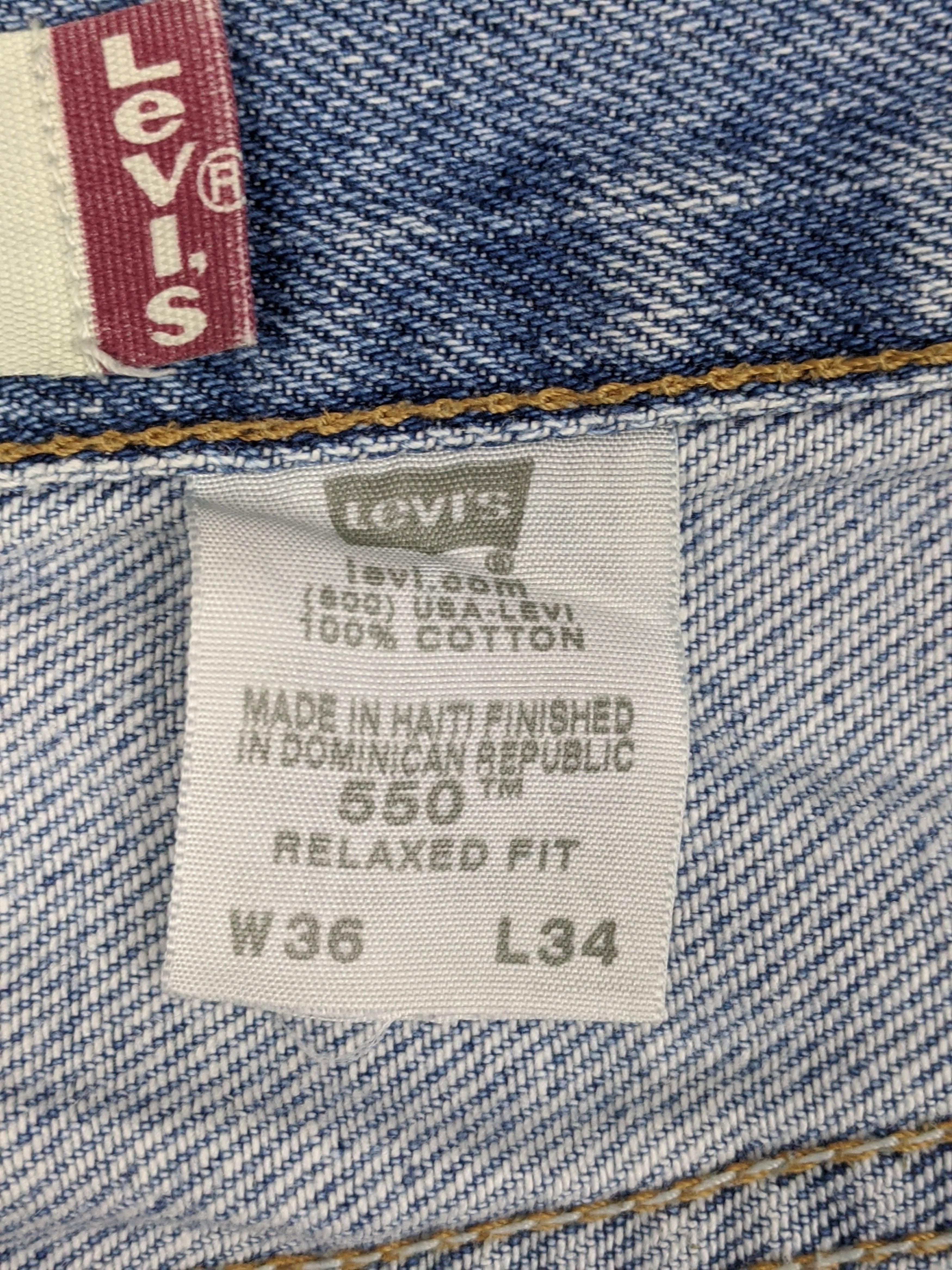 Levi's Vintage Levis 550 Jeans DP0654 Size US 38 / EU 54 - 7 Thumbnail