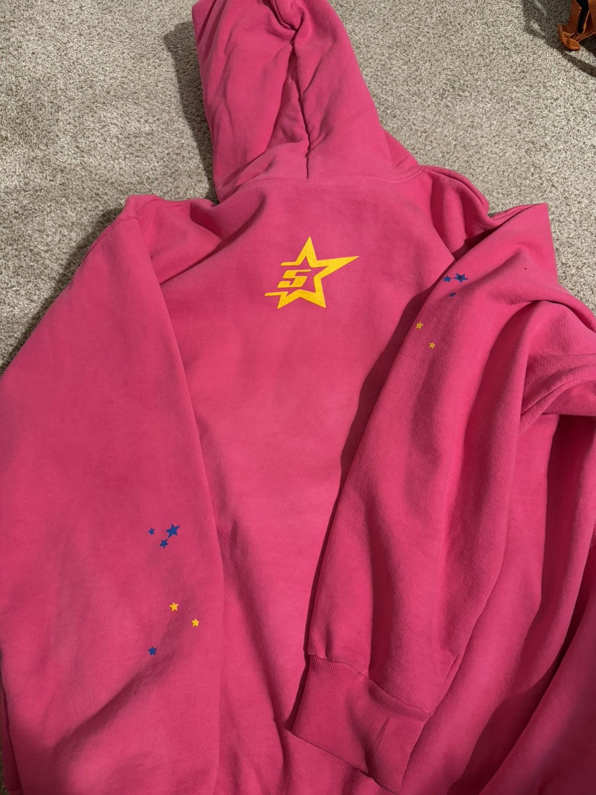 Sp5der Pink Sp5der Hoodie Size US L / EU 52-54 / 3 - 5 Thumbnail