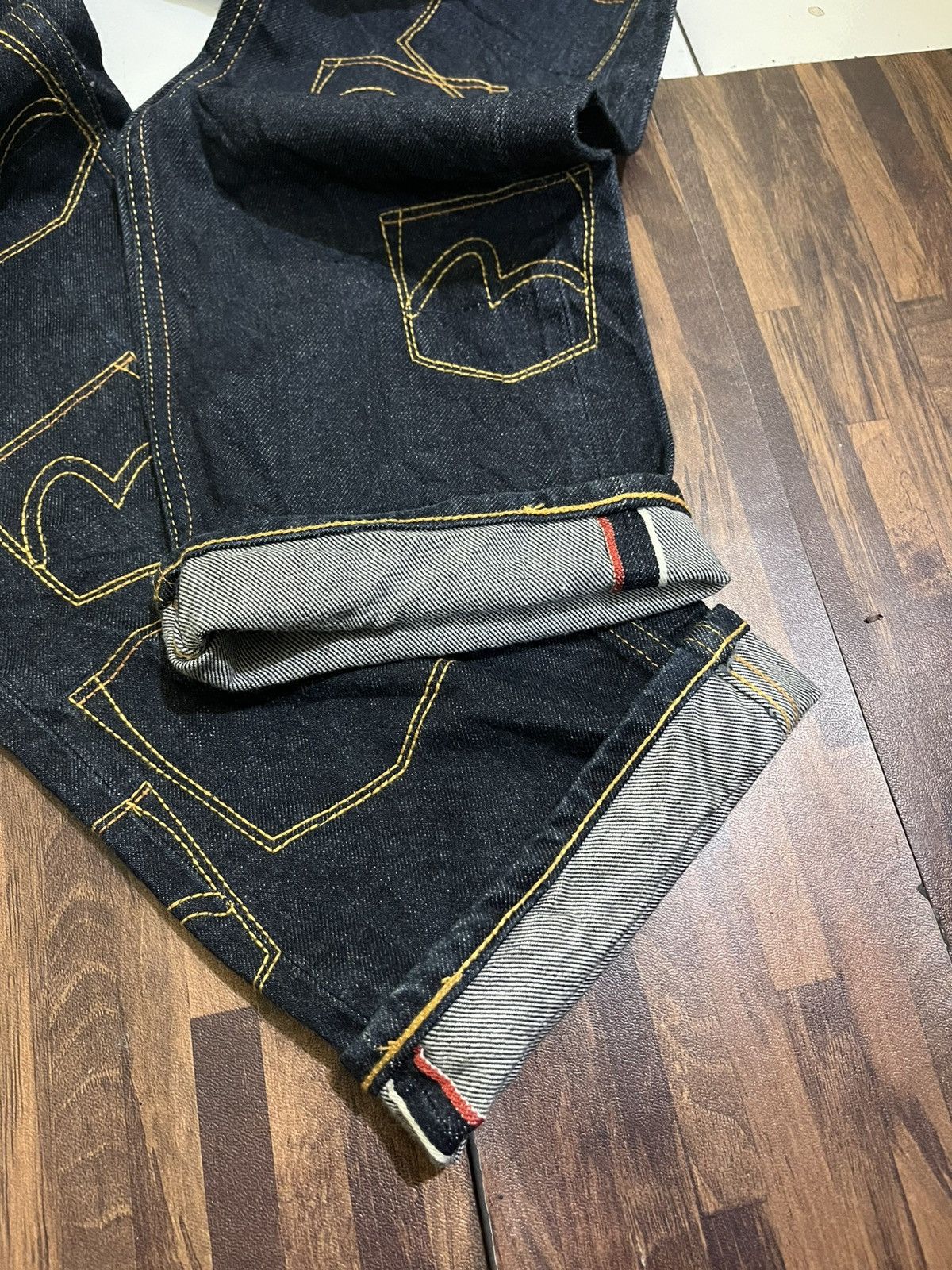 Evisu EVISU MULTI POCKET JEANS SELVEDGE Size US 30 / EU 46 - 12 Thumbnail