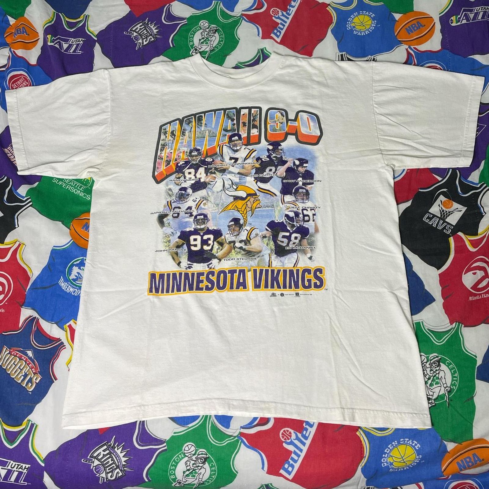 NFL × Vintage VTG 1998 NFL Minnesota Vikings T-Shirt Mens Sz XL T-Shirt Size US XL / EU 56 / 4 - 1 Thumbnail