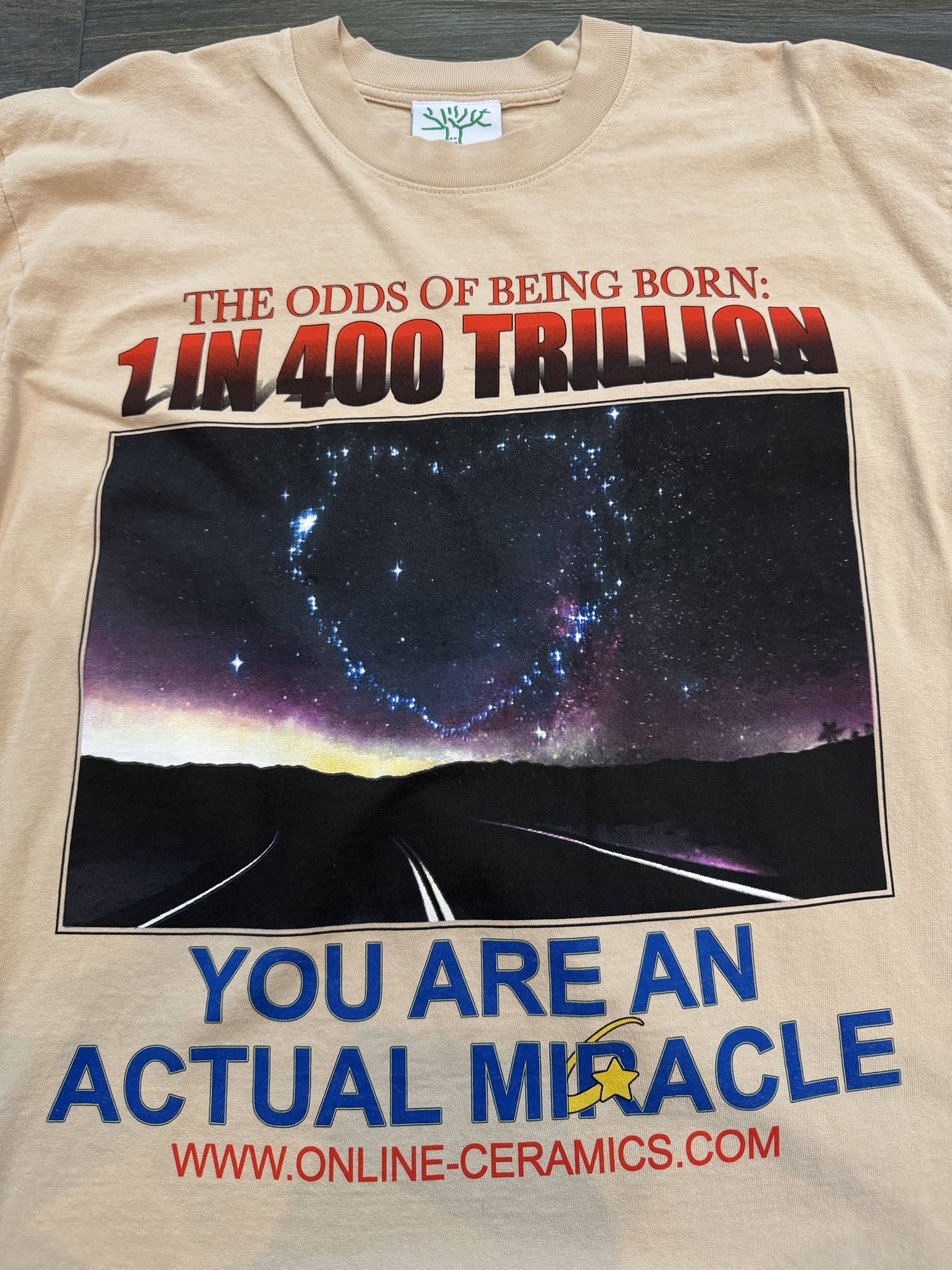 Online Ceramics You Are An Actual Miracle 1 in 400 Trillion Long Sleeve Tee Size US L / EU 52-54 / 3 - 2 Thumbnail