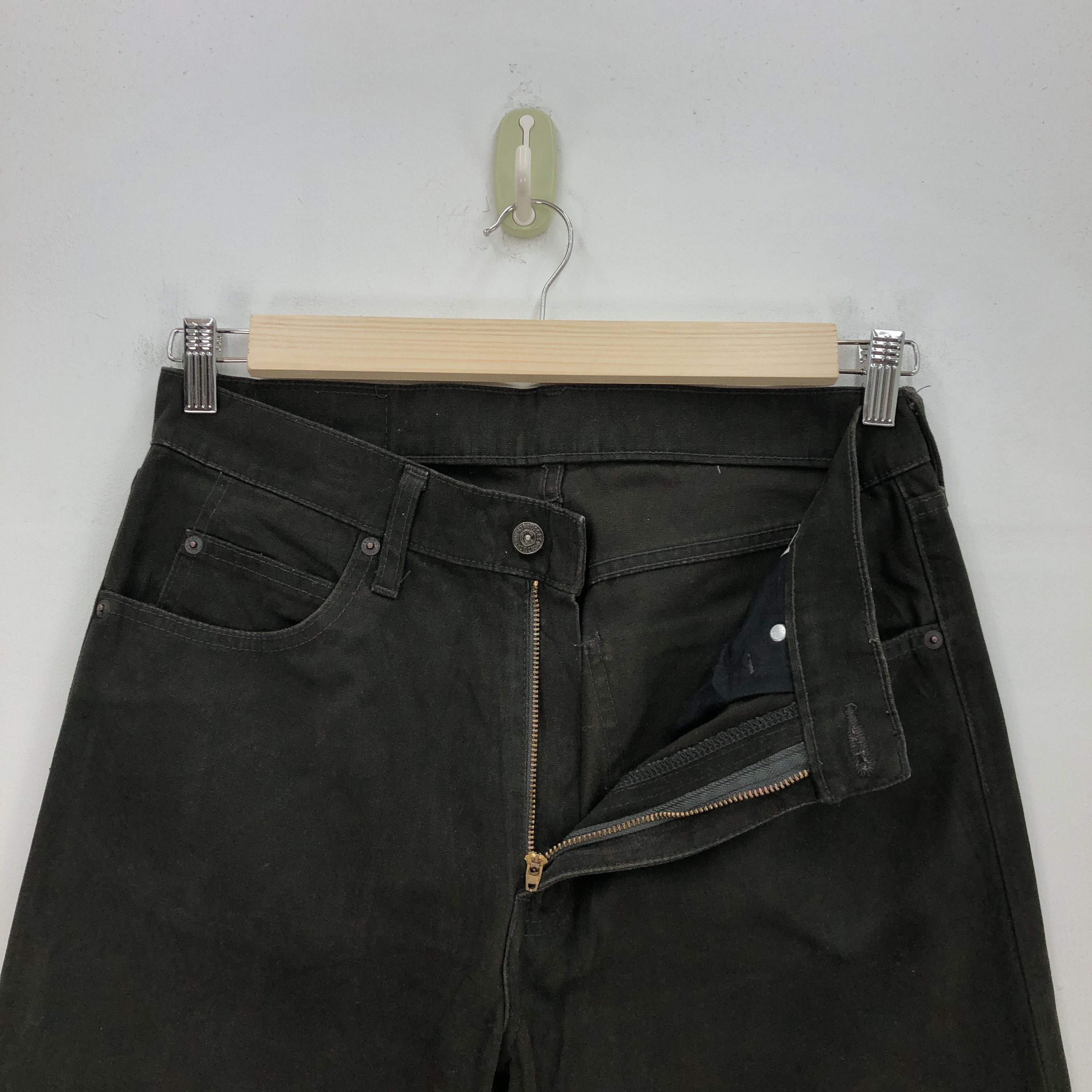 Levi's Vintage Levi's Denim Levis 502 Jeans Faded Black Pants Size US 32 / EU 48 - 6 Thumbnail