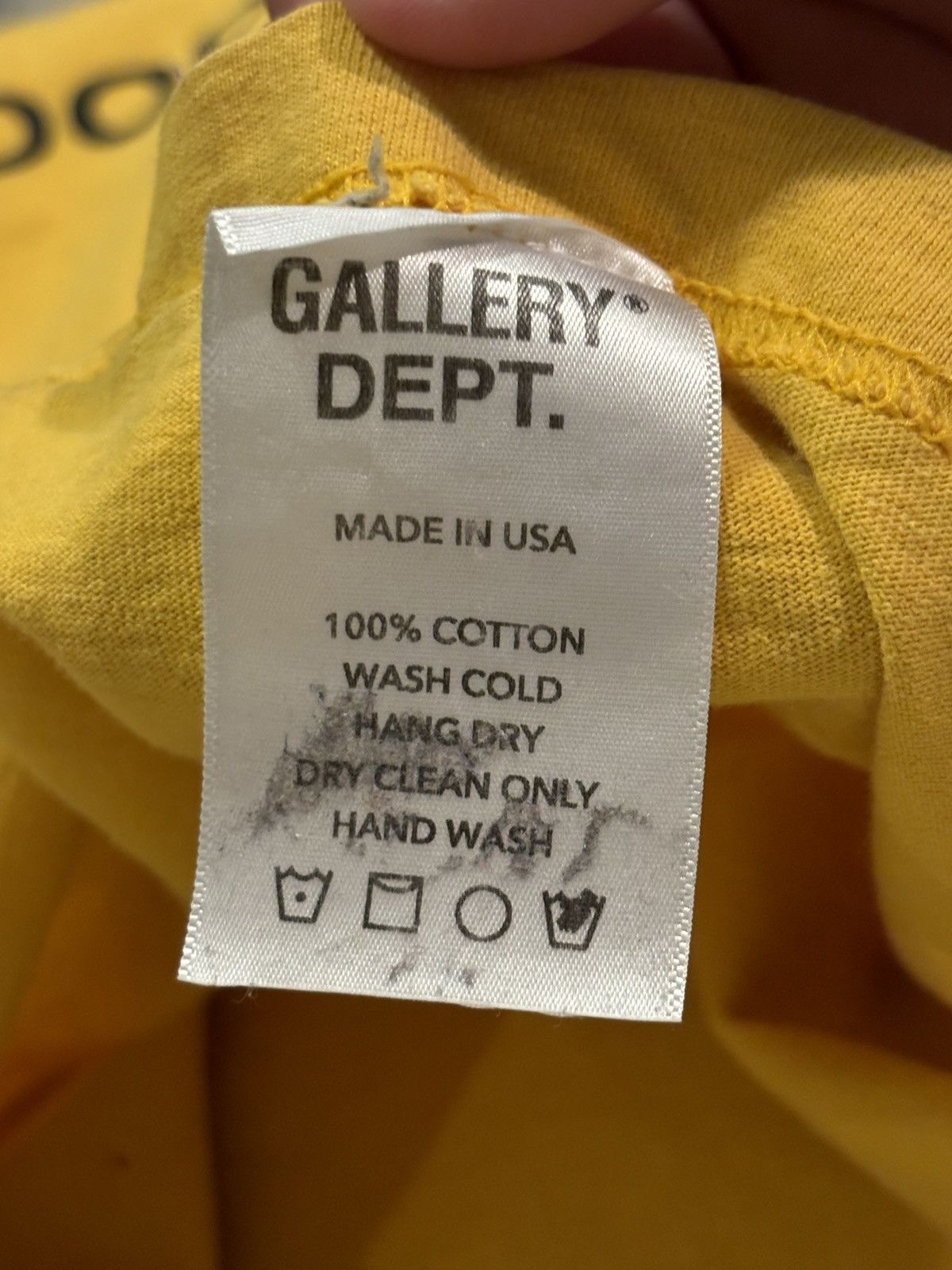 Gallery Dept. Gallery Dept tee Orange/ black Size US S / EU 44-46 / 1 - 10 Thumbnail