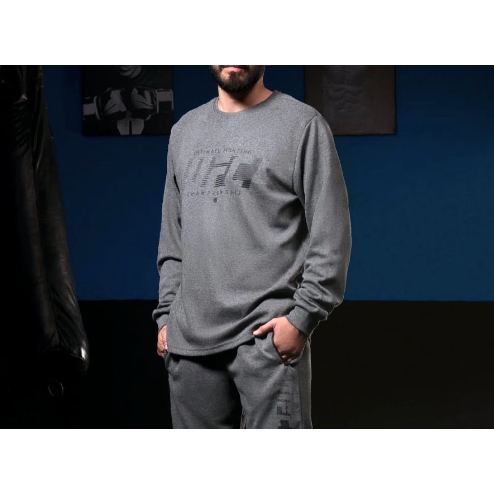 UFC UFC Sweatshirt Mens XL Gray Crewneck NWOT Sports Graphic Print V-stitch Neckline UIL? Size US XL / EU 56 / 4 - 6 Thumbnail