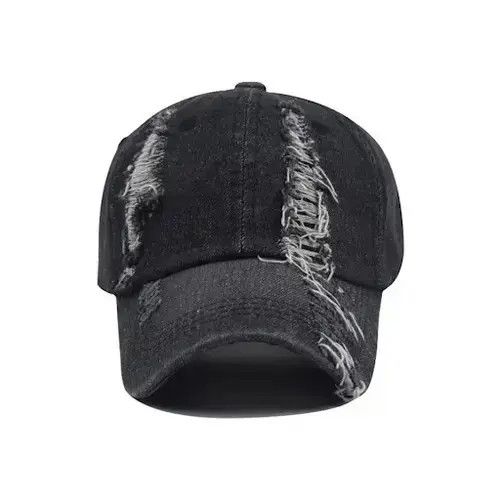 VIBE Distressed Baseball Cap Size ONE SIZE - 2 Thumbnail