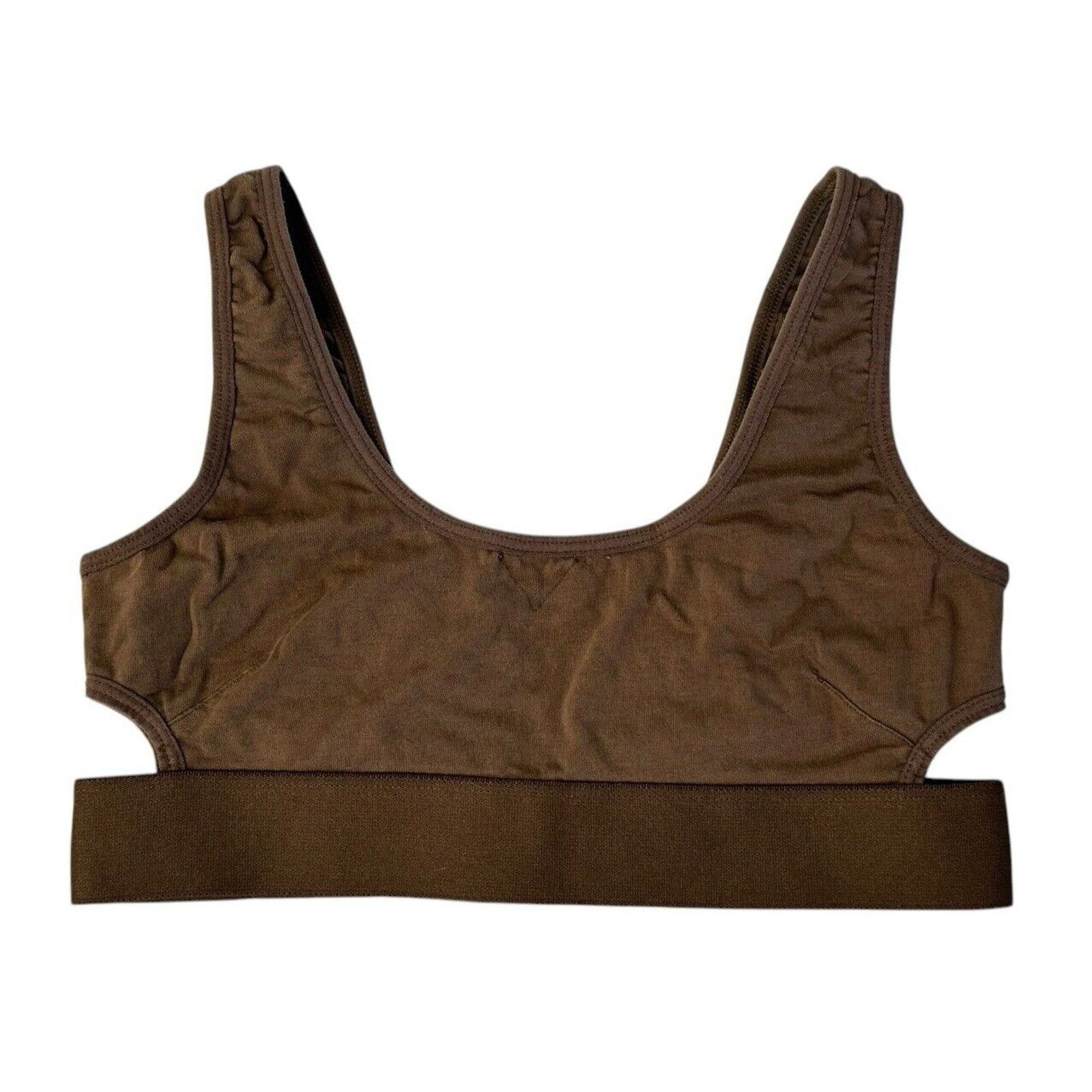 Richer Poorer RICHER POORER Scoop Cutout Bralette Java Brown Bra Crop Top Size S / US 4 / IT 40 - 2 Thumbnail