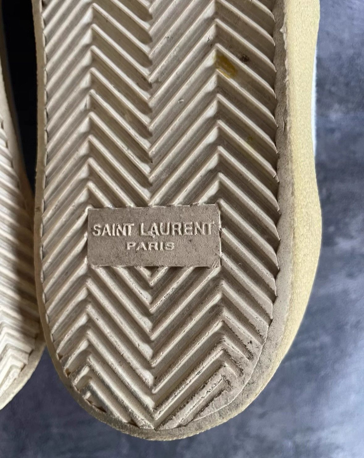 Saint Laurent Paris Saint Laurent Paris Distressed Sneakers Size US 8 / EU 41 - 5 Thumbnail