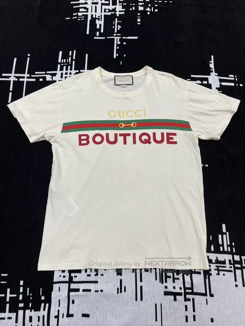 Gucci Gucci Letter short-sleeved T-shirt Size S / US 4 / IT 40 - 1 Thumbnail