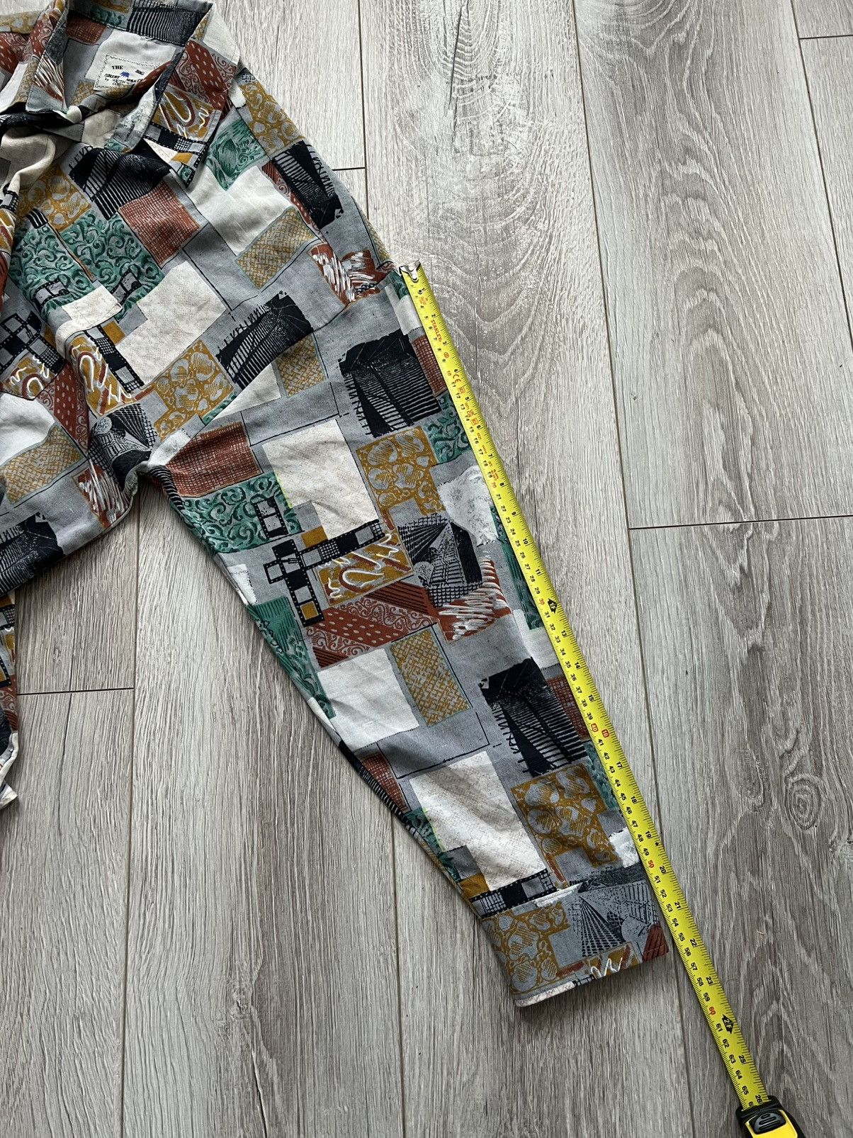 Vintage Vintage Patchwork Shirt The Big Shirt Maker by South West Size US XL / EU 56 / 4 - 11 Thumbnail