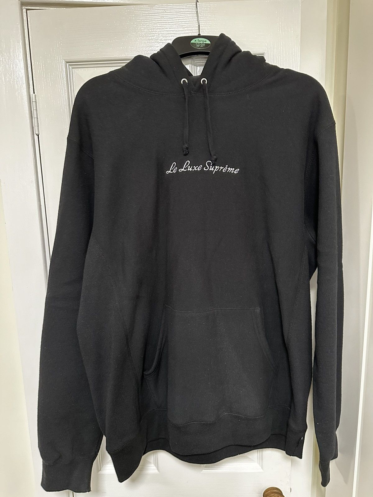 image of Le Luxe Supreme Hoodie in Black, Men's (Size XL)