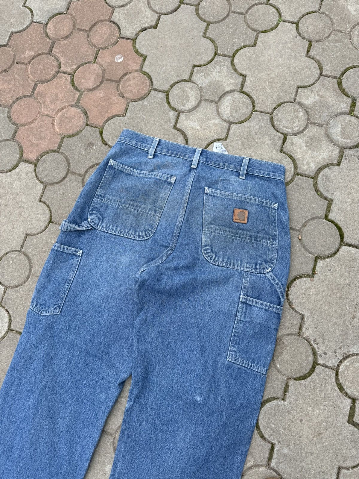 Carhartt × Carhartt Wip × Vintage Vintage Distressed Carhartt Carpenter Work Pant USA Size US 32 / EU 48 - 5 Thumbnail