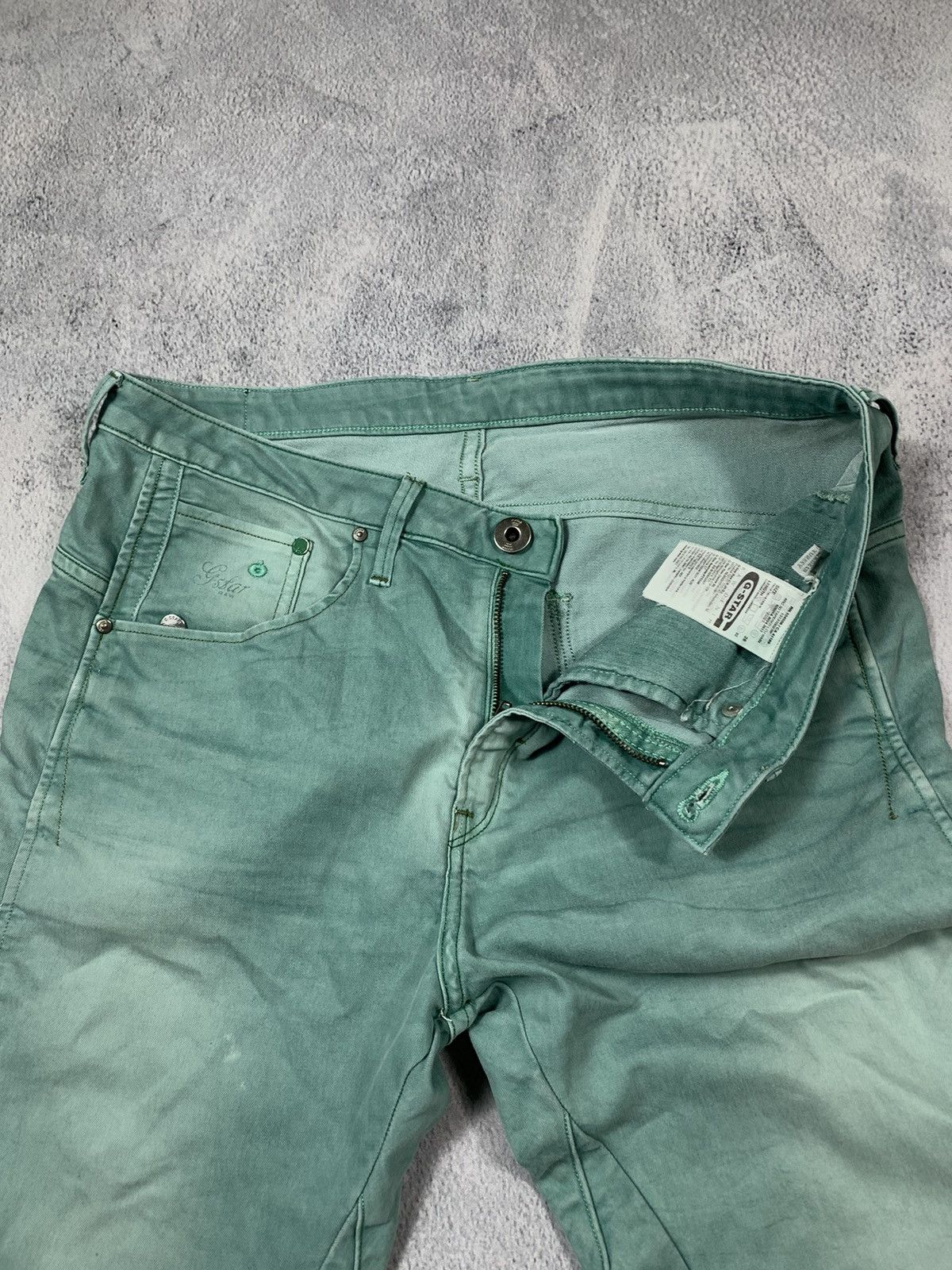 G-Star × Vintage Vintage G-star RAW 3D tapered faded denim jeans size 28 Size 28" / US 6 / IT 42 - 3 Thumbnail