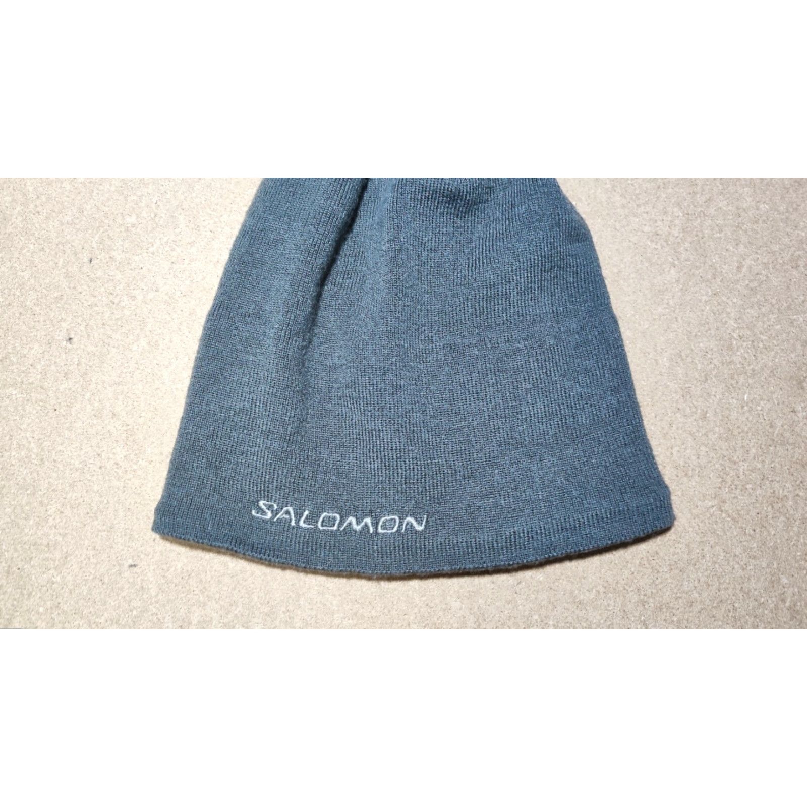 Salomon Salomon Beanie Hat One Size Thermal Lined Winter Pom Logo Knit Unisex Adults Green Seasonal Knitwear Size ONE SIZE - 5 Thumbnail