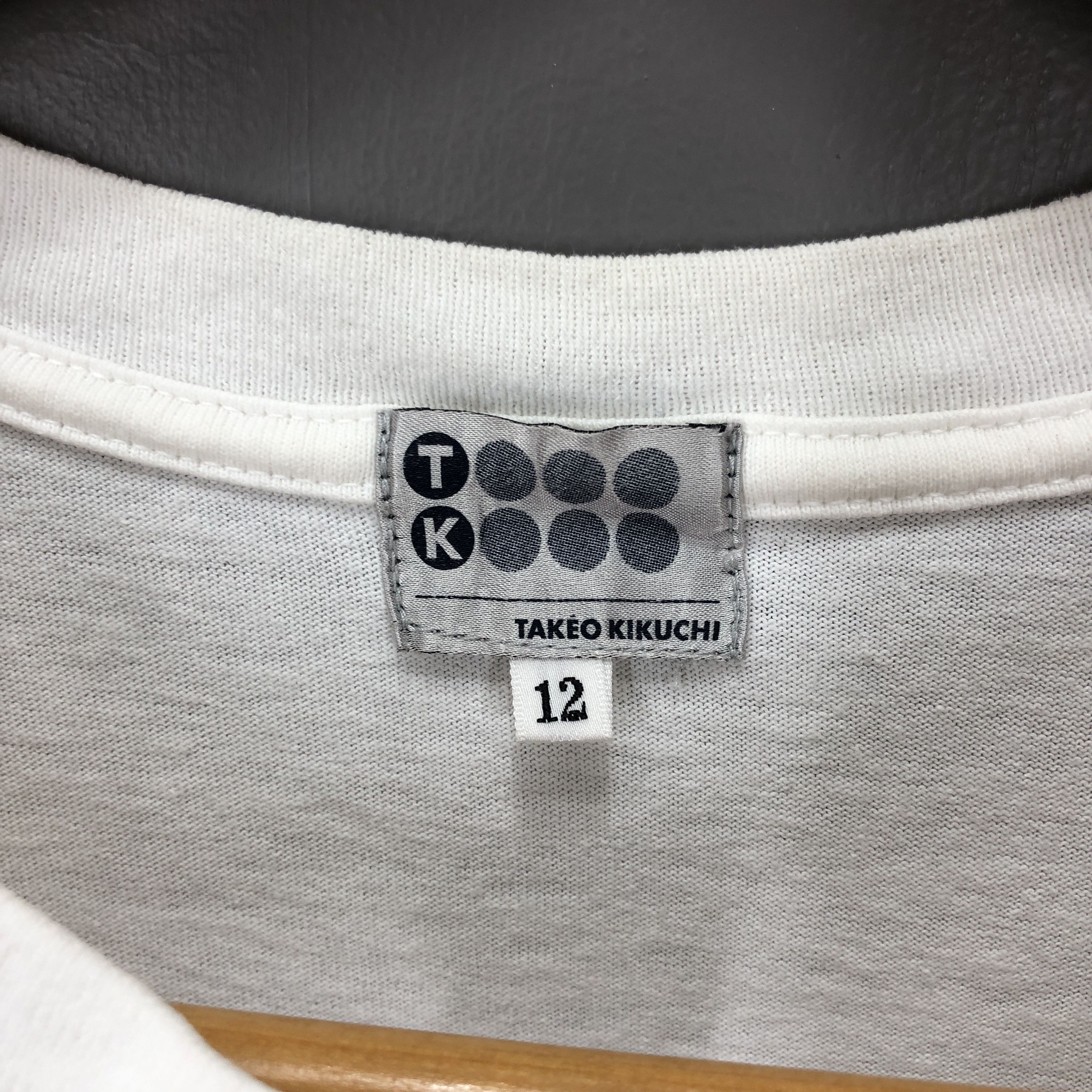 Takeo Kikuchi Y2K Vintage Gold Vintage TAKEO KIKUCHI T Shirt #1510/AZ Size US S / EU 44-46 / 1 - 5 Thumbnail