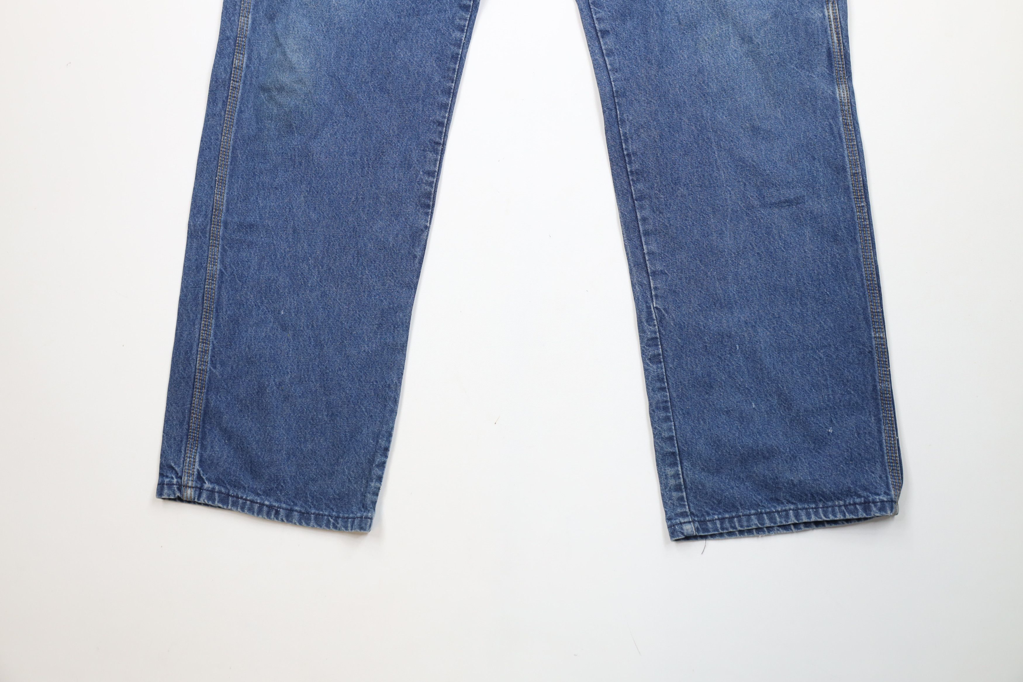 Vintage Vintage 70s Streetwear Wide Leg Dungaree Denim Jeans USA Size US 36 / EU 52 - 4 Thumbnail