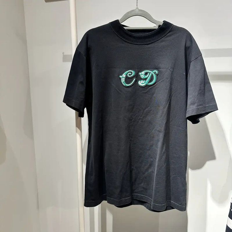 Dior Dior Black Cotton T-Shirt for Women 0089 Size M / US 6-8 / IT 42-44 - 1 Thumbnail