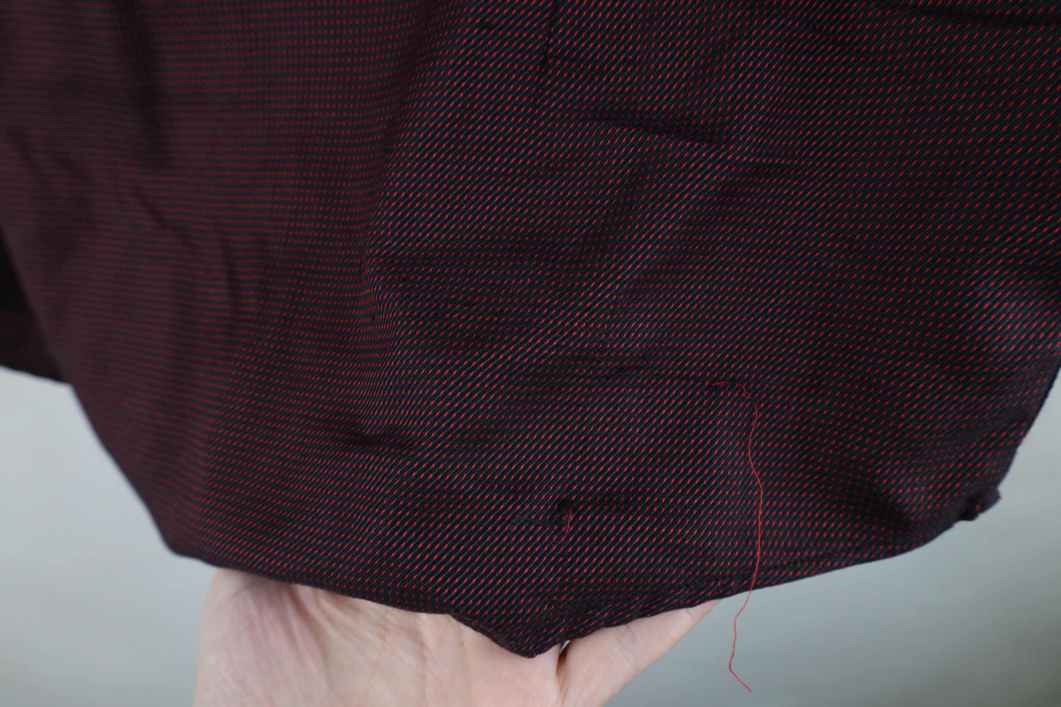 Vintage Horst Distressed Polka Dot Collared Button Shirt Red Cotton Size US M / EU 48-50 / 2 - 11 Thumbnail