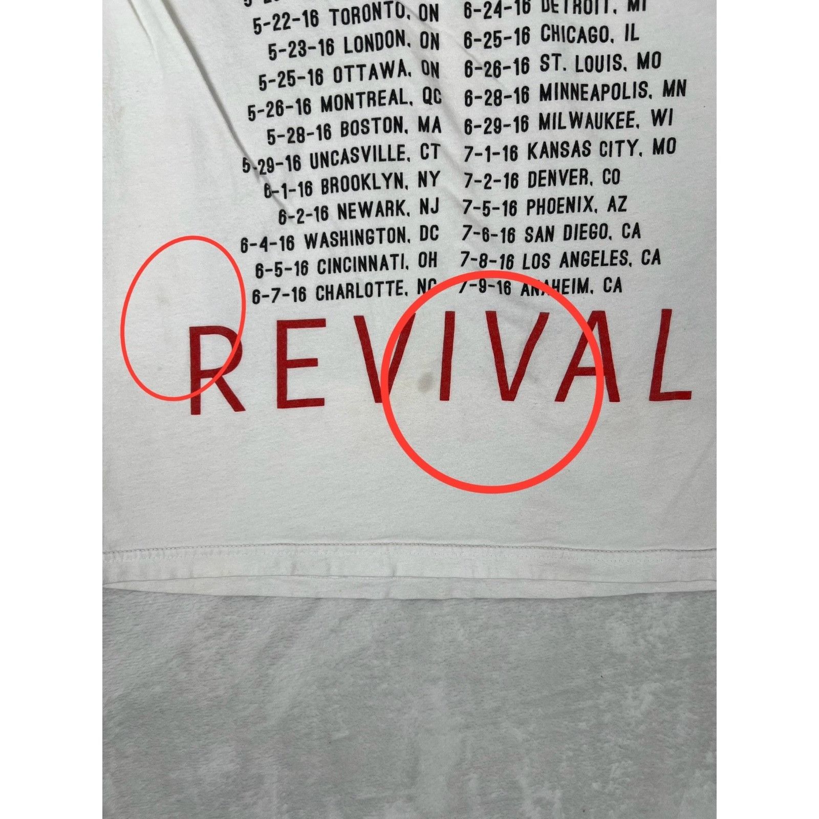 Other Selena Gomez 2016 Revival Tour Concert Shirt Size Small Size S / US 4 / IT 40 - 11 Thumbnail