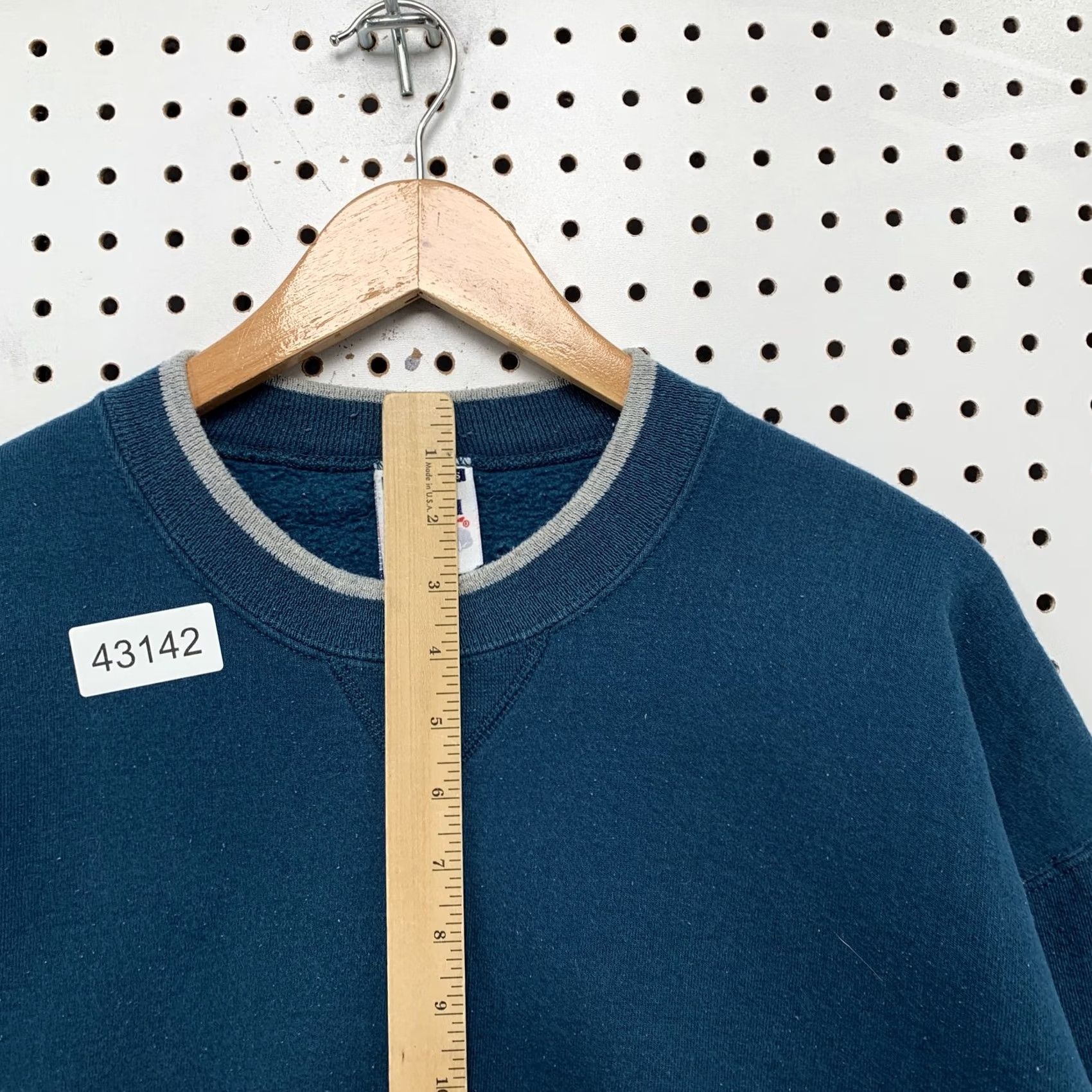 Jerzees Jerzees High Cotton Crewneck Men's XL Blue Sweatshirt Size US XL / EU 56 / 4 - 5 Thumbnail
