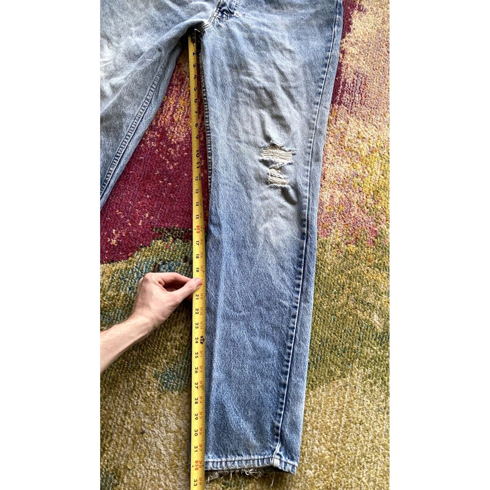 Levi's VINTAGE Levi's 509 Jeans Shirt? No—Vintage Levi's 509 Jeans Casual Men 36x34 34x32 Blue Denim USA Made 80s 90s 00s? Size US 36 / EU 52 - 6 Thumbnail