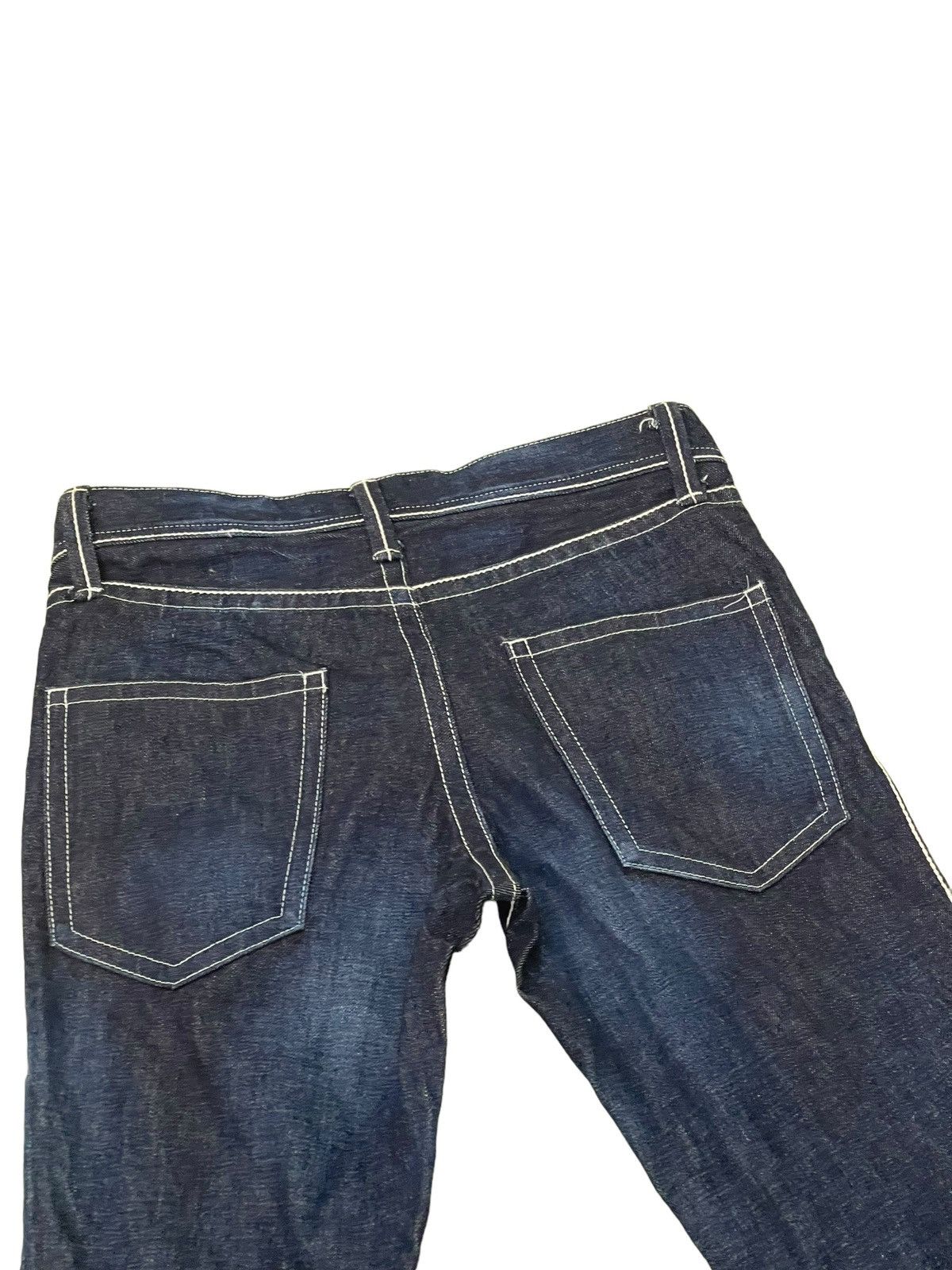 Japanese Brand Flare Jeans Ufin & Sons Japan Faded Boot Cut 8🟦7 Size US 31 - 19 Thumbnail