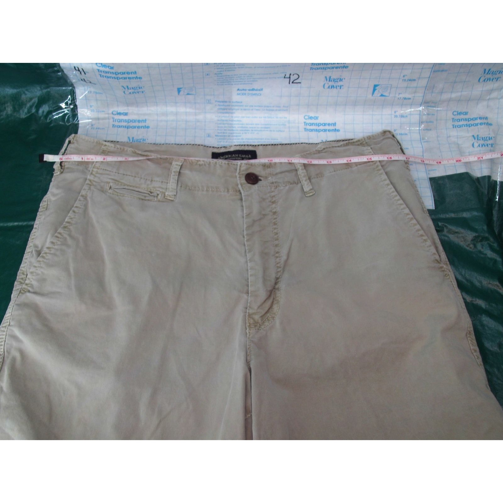 American Eagle Outfitters American Eagle Khaki Shorts Size 33 Next Flex Long Length Size US 33 - 3 Thumbnail