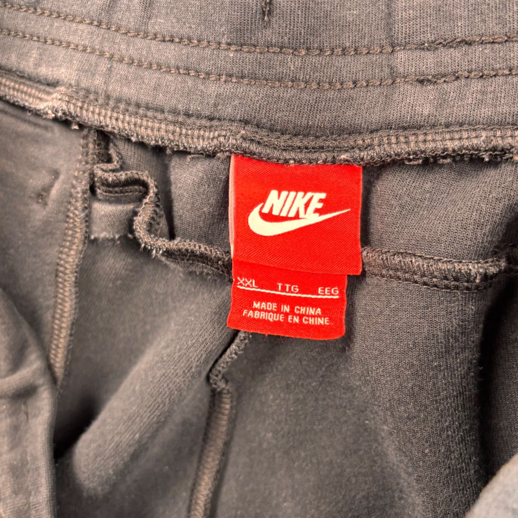 Nike Nike Tech Fleece Jogger Pants Mens 2XL Black Tapered Zip Pocket Sweatpants Size US 39 - 4 Thumbnail